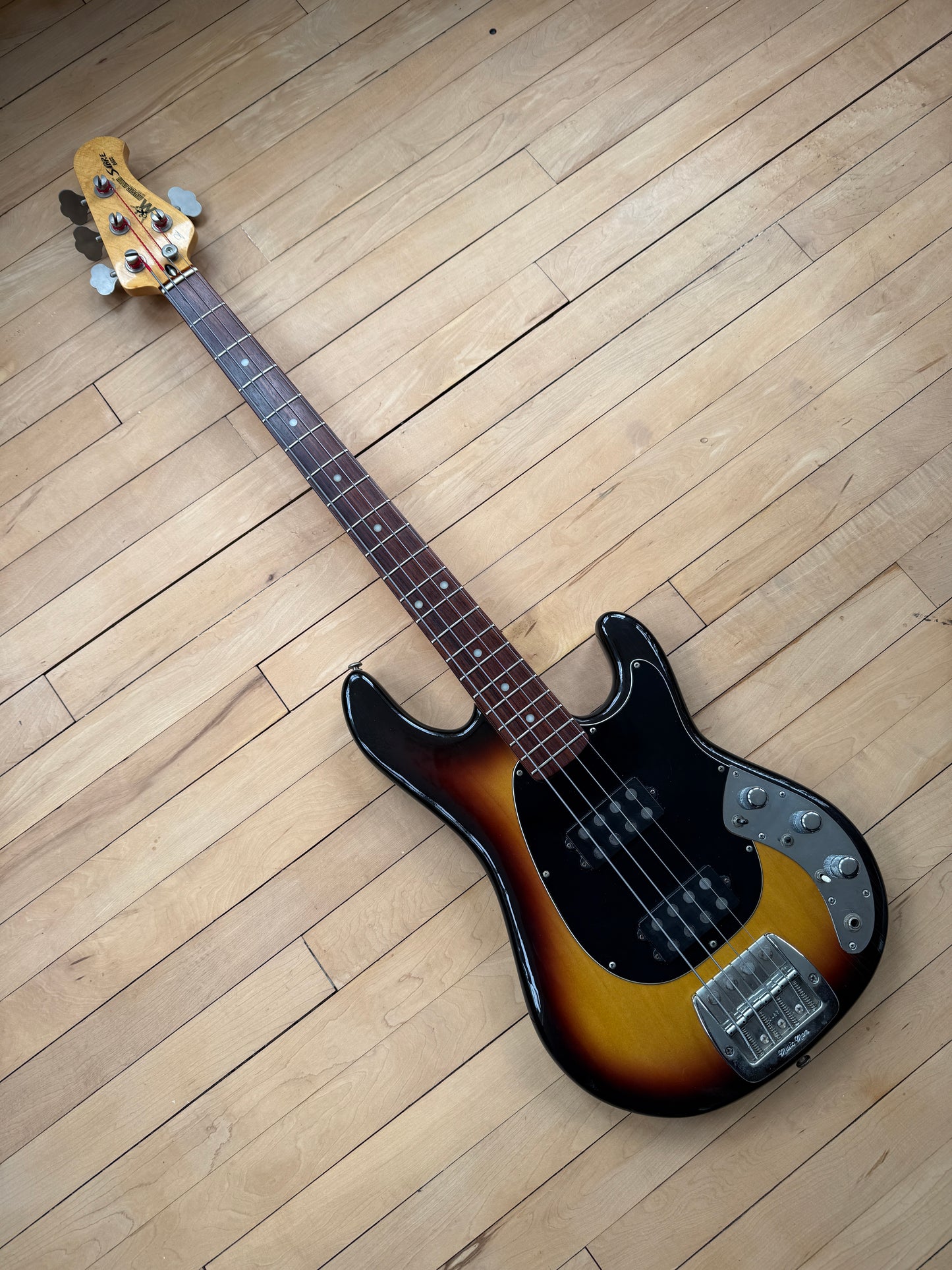 1979 Musicman Sabre Bass Guitar Sunburst