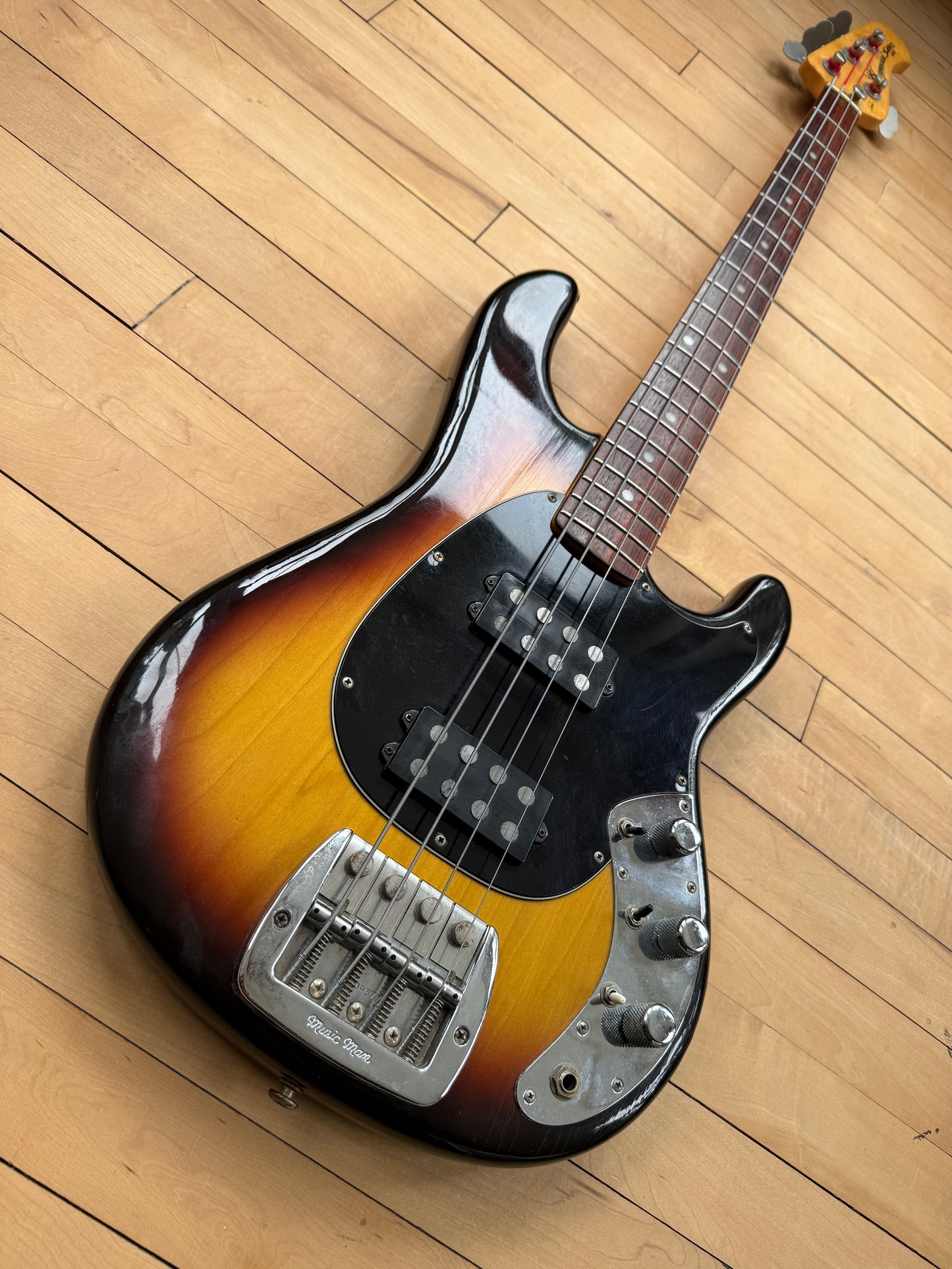 1979 Musicman Sabre Bass Guitar Sunburst