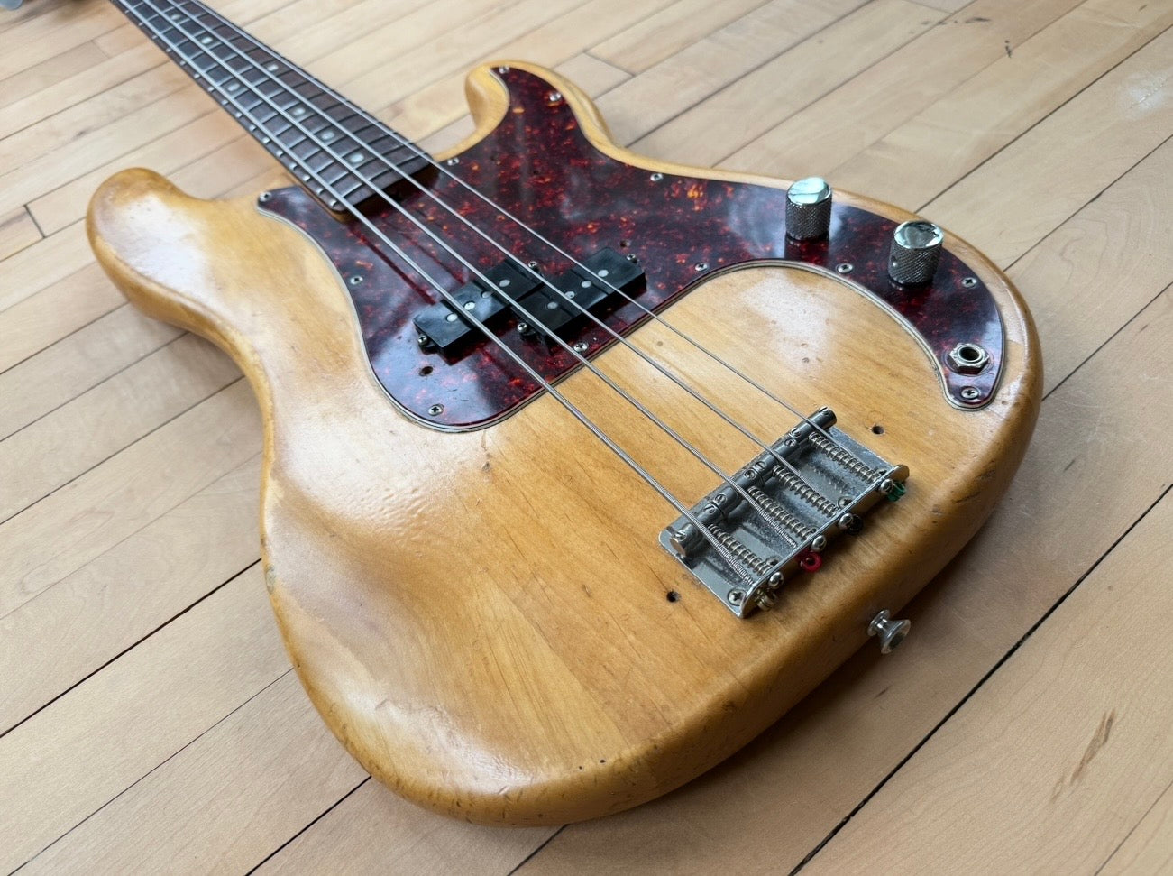 1973 Fender Precision Bass Guitar Natural & Rosewood