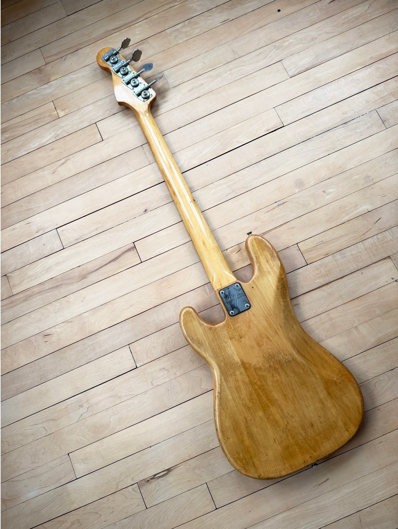 1973 Fender Precision Bass Guitar Natural & Rosewood