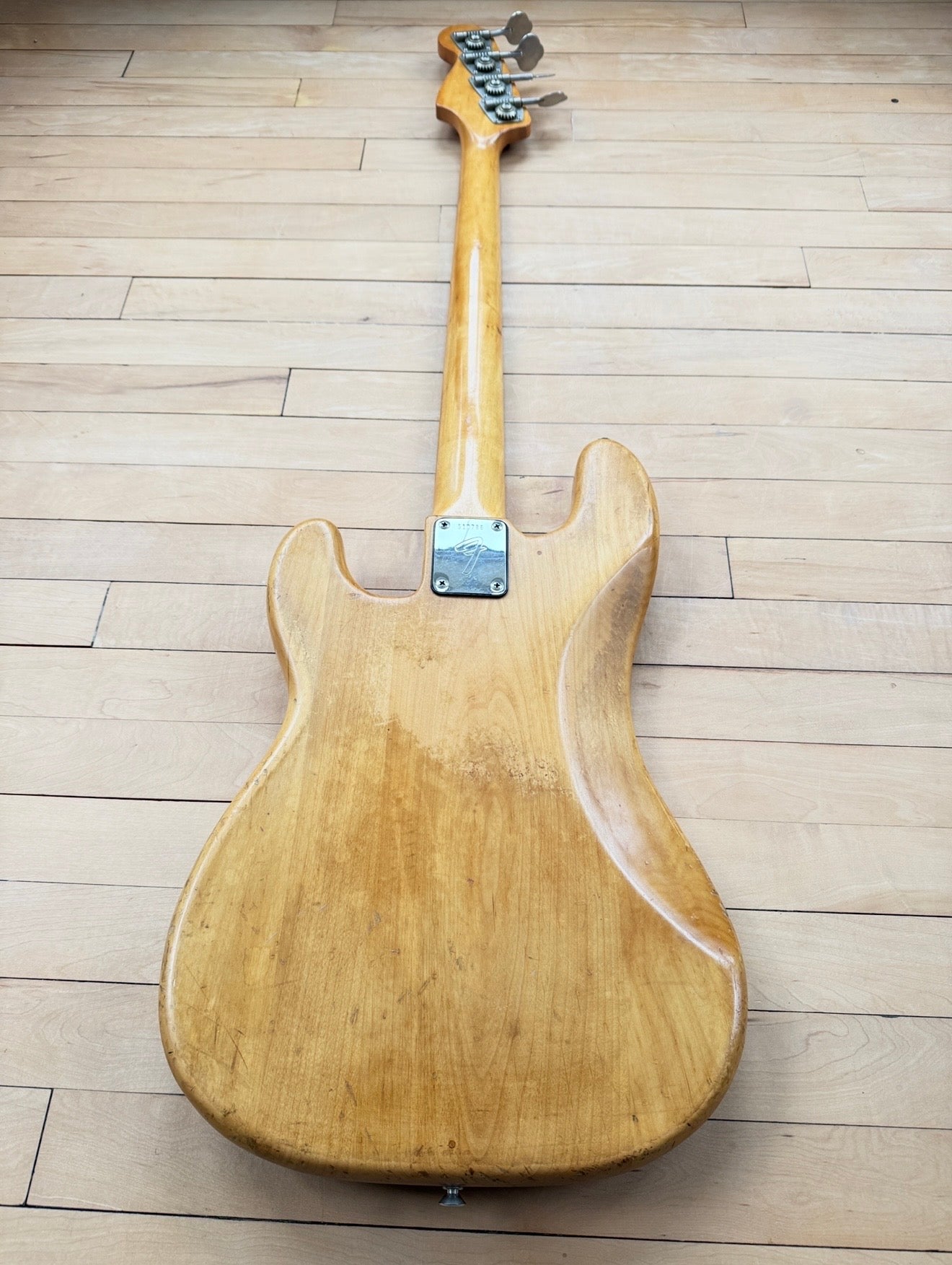 1973 Fender Precision Bass Guitar Natural & Rosewood