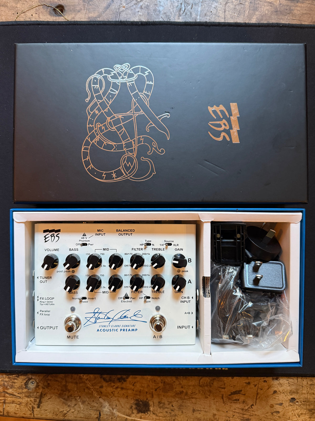 EBS Stanley Clarke Signature Acoustic Preamp Pedal