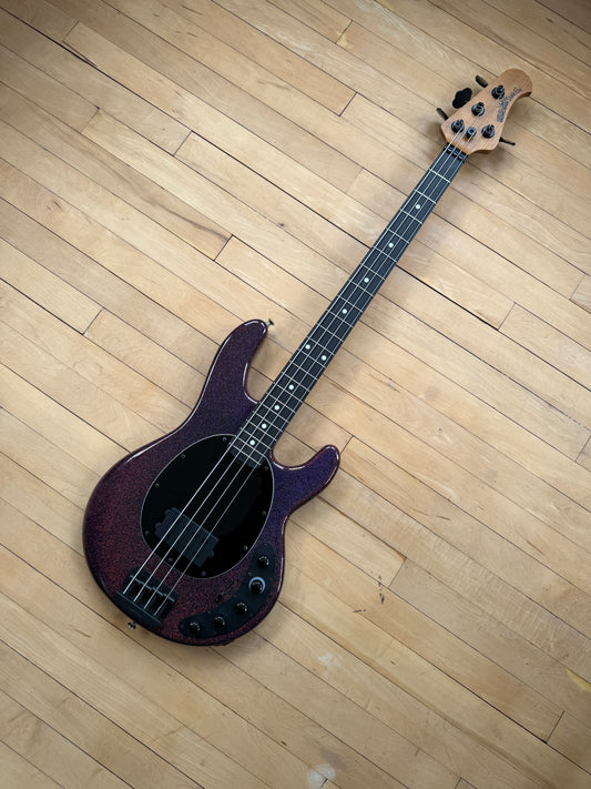 Music Man Darkray Rainbow Sparkle Bass Guitar