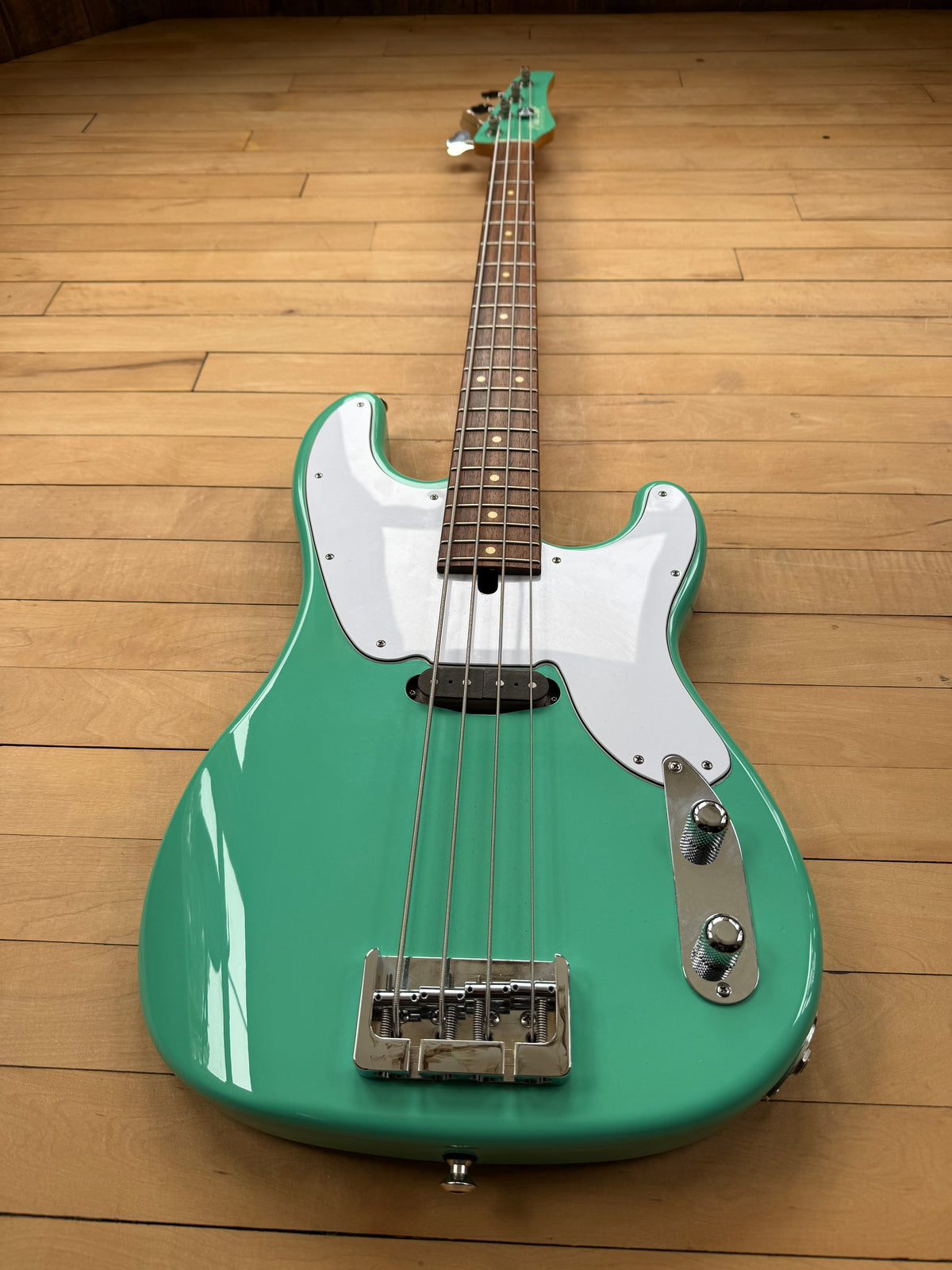 Mike Lull P54 Precision Bass Guitar Seafoam Green