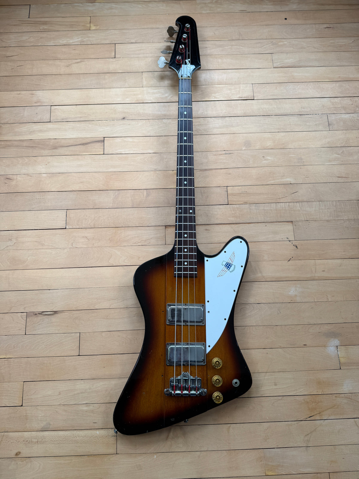 1976 Gibson Bicentennial Thunderbird Bass Guitar Burst