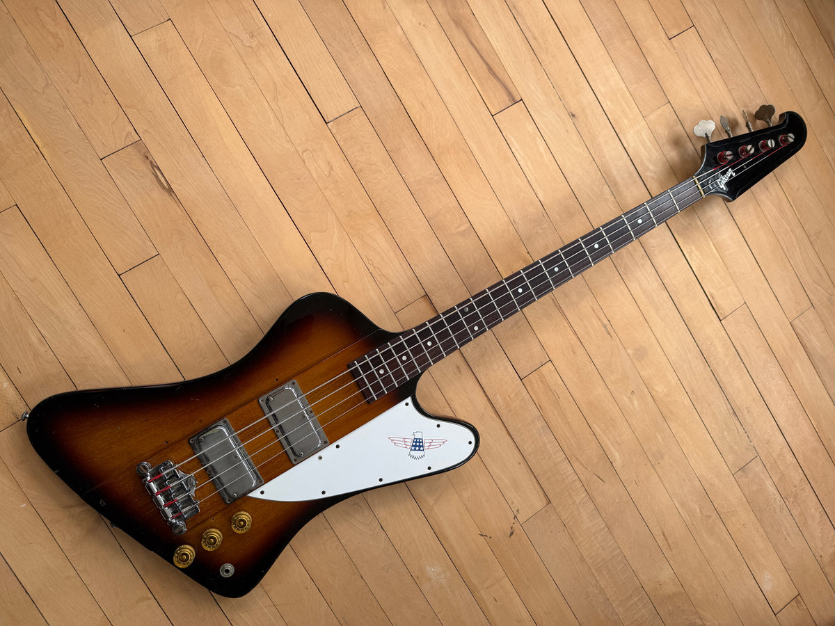 1976 Gibson Bicentennial Thunderbird Bass Guitar Burst