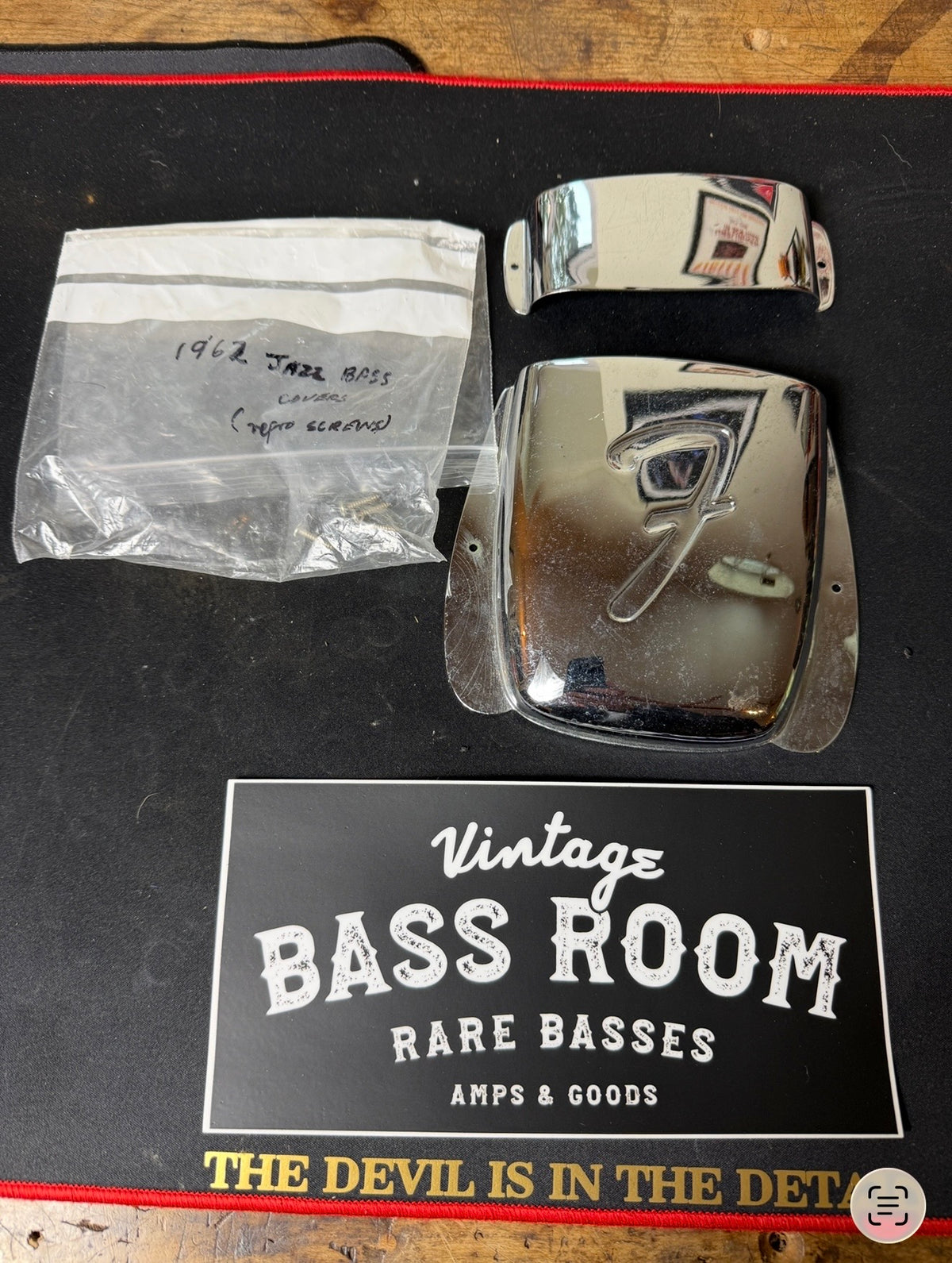 1962 Fender Jazz Bass Pick Up Covers