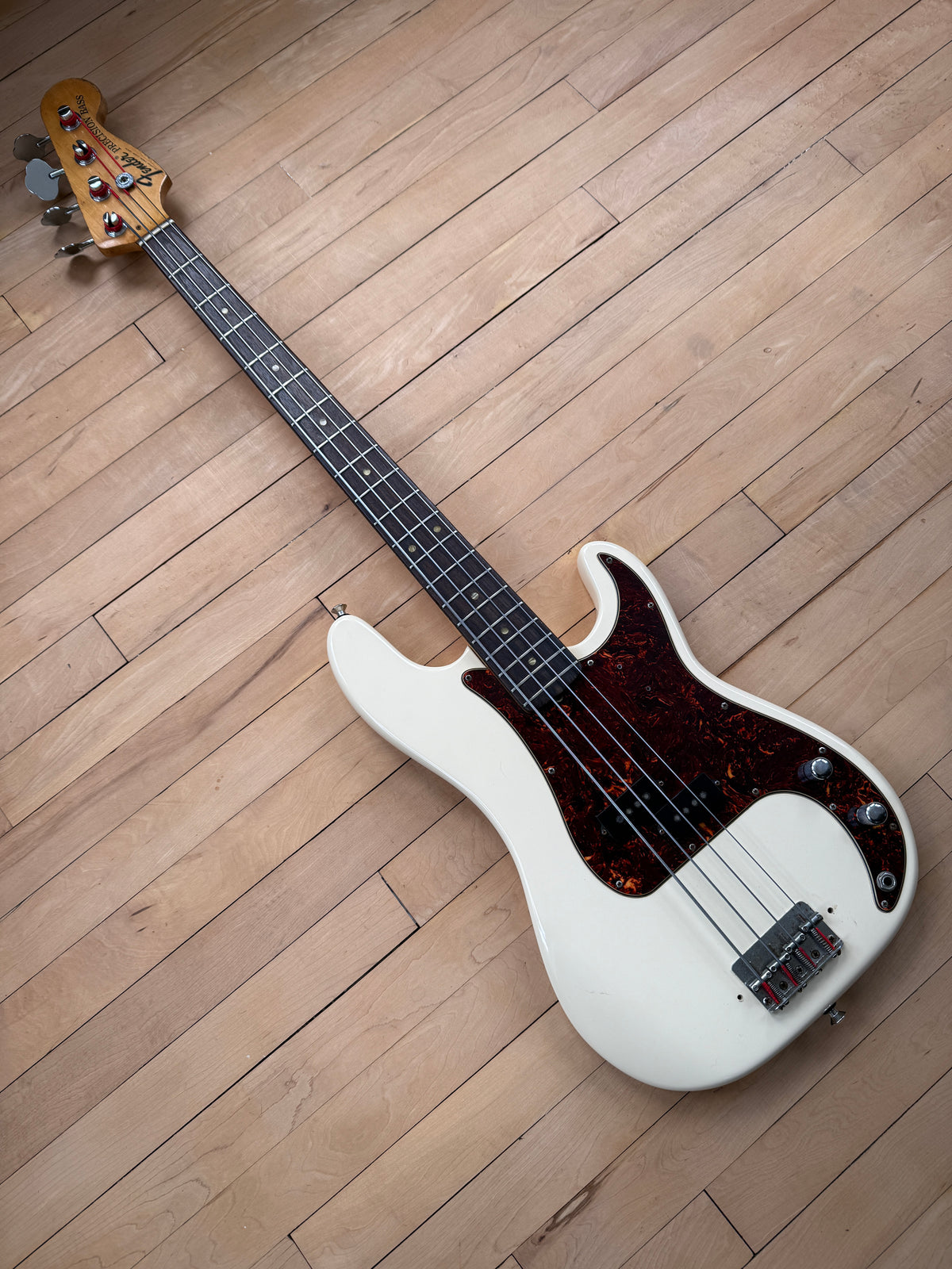 1969 Fender Precision Bass Guitar Olympic White