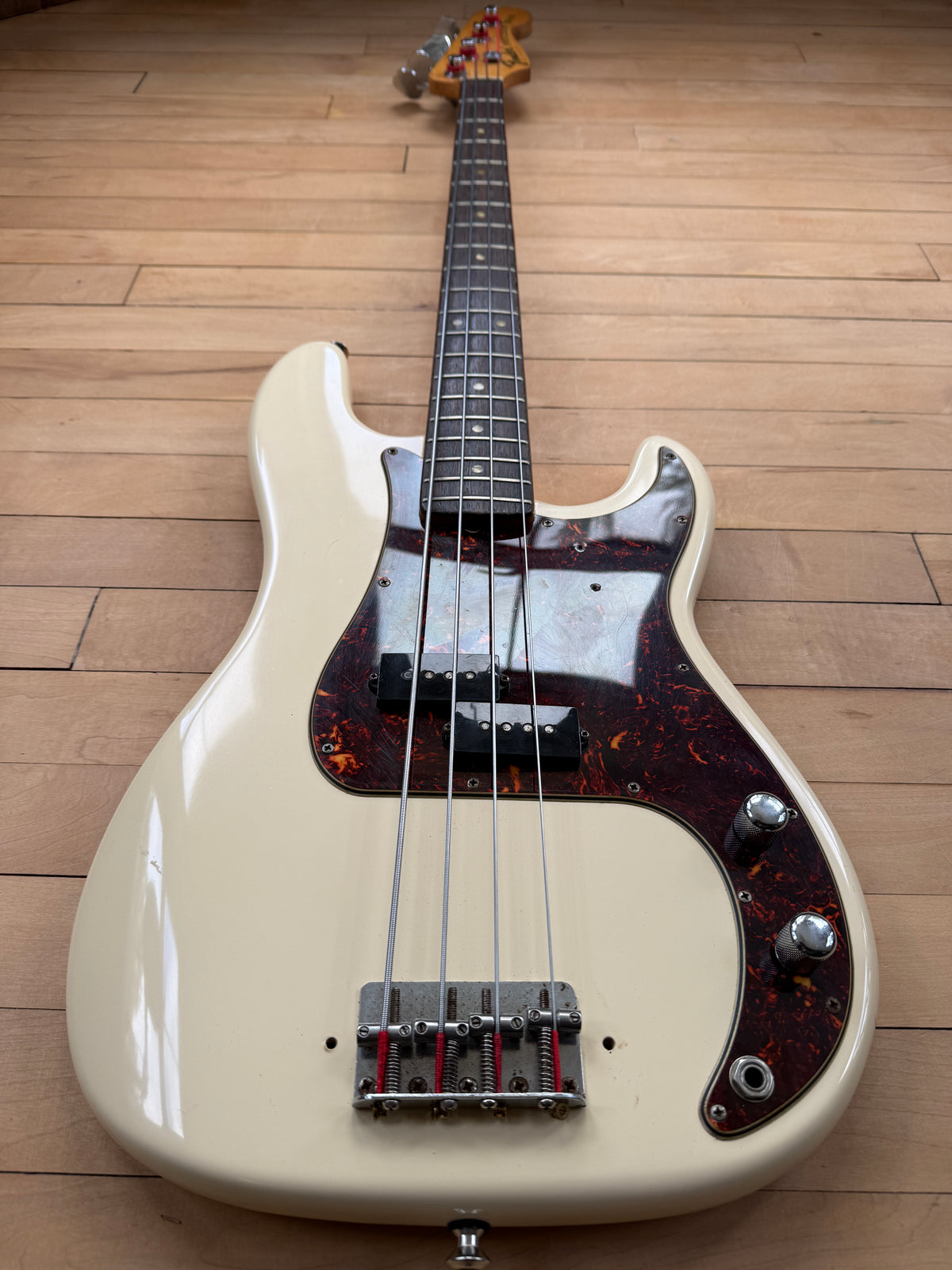 1969 Fender Precision Bass Guitar Olympic White