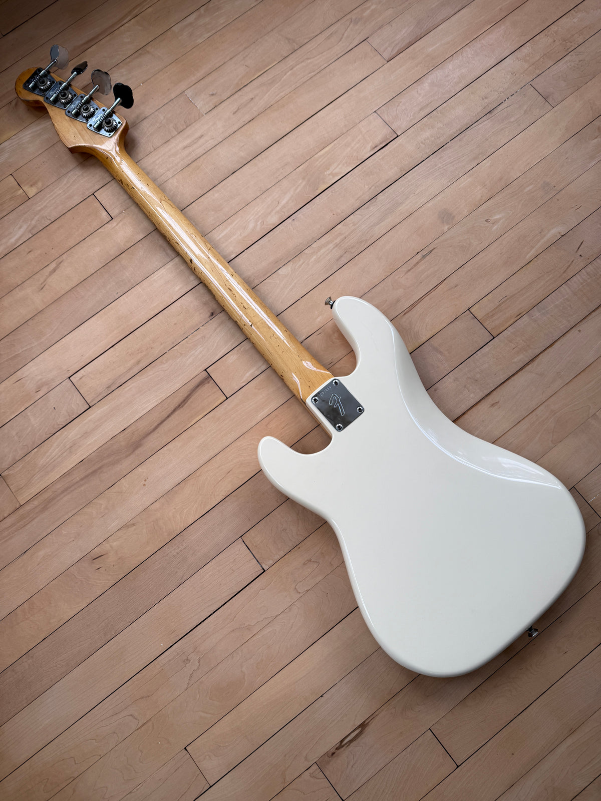 1969 Fender Precision Bass Guitar Olympic White