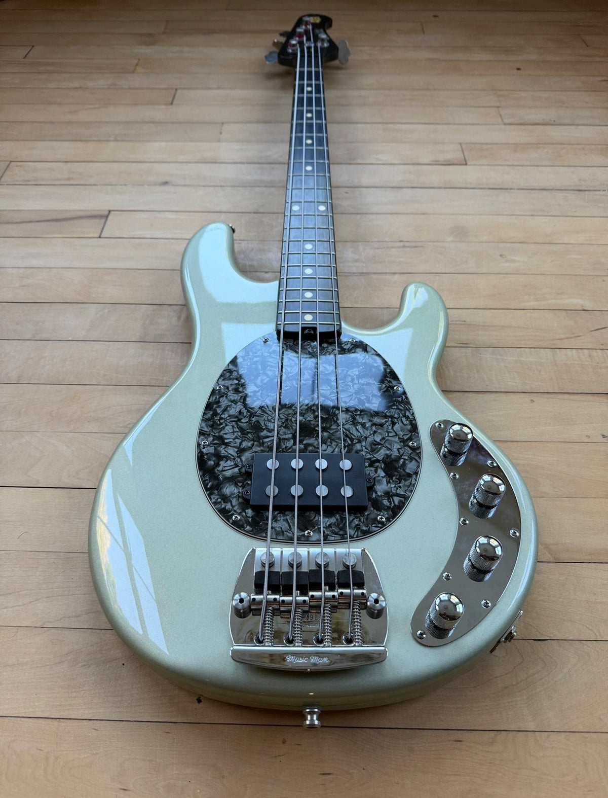 2001 NAMM 100th Anniversary Musicman Stingray Bass Guitar Inca Silver Ltd Edition