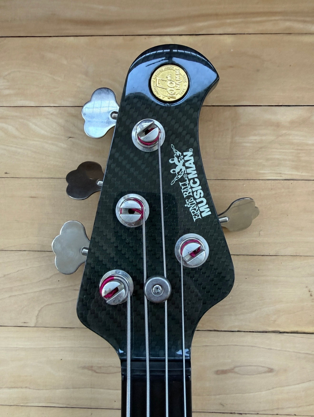 2001 NAMM 100th Anniversary Musicman Stingray Bass Guitar Inca Silver Ltd Edition