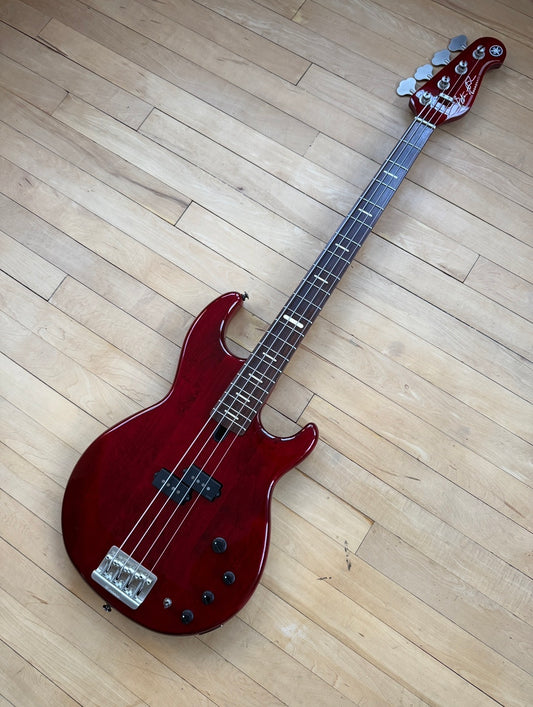 2020 Yamaha Peter Hook Signature Bass Guitar 1 of 5 Hand Signed in Red