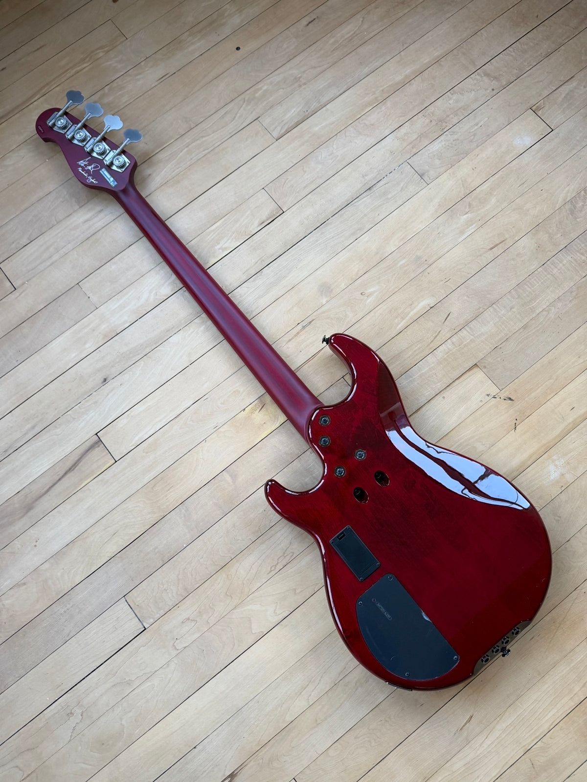 2020 Yamaha Peter Hook Signature Bass Guitar 1 of 5 Hand Signed in Red