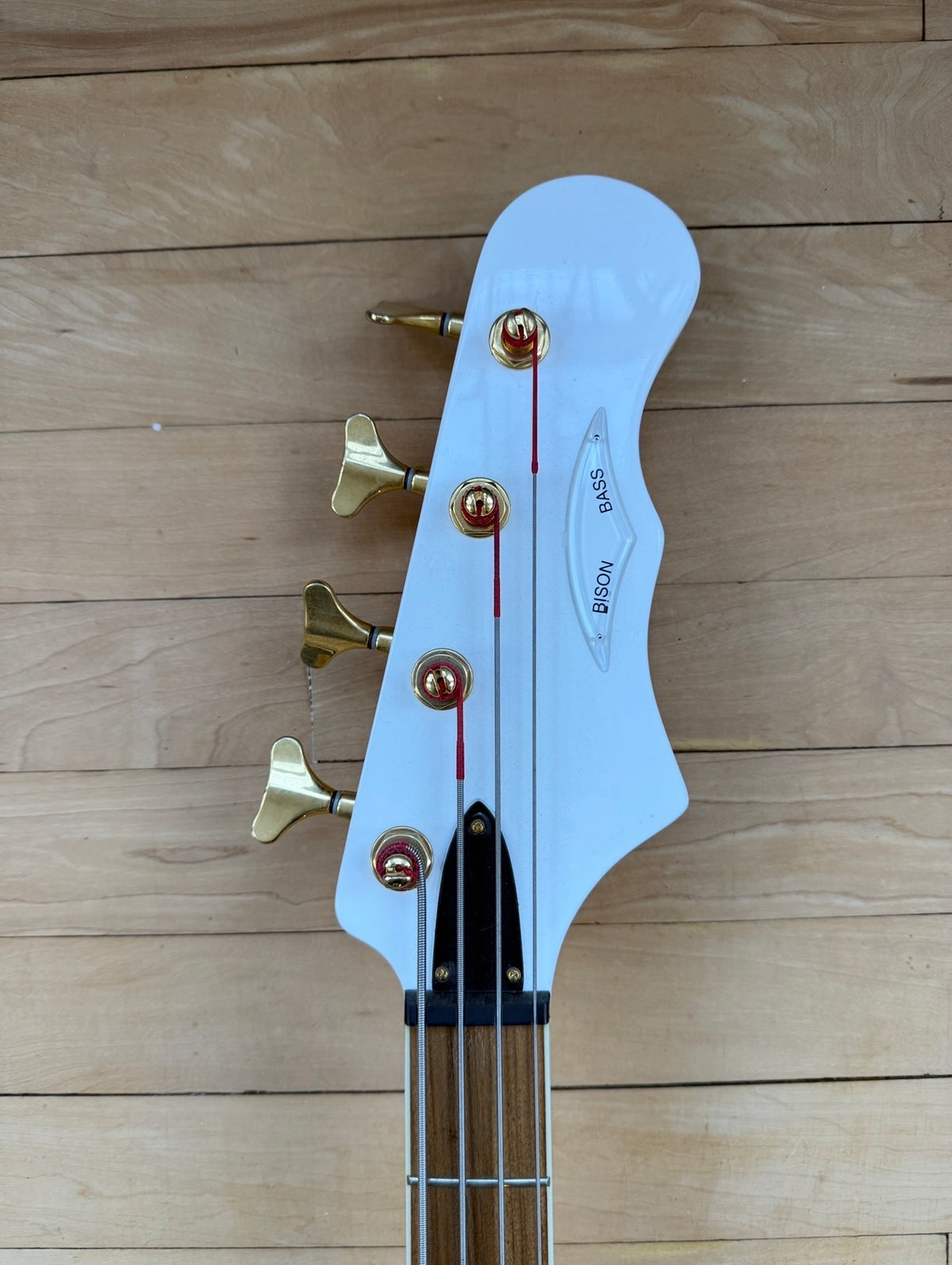 2005 Burns Bison Bass Guitar White