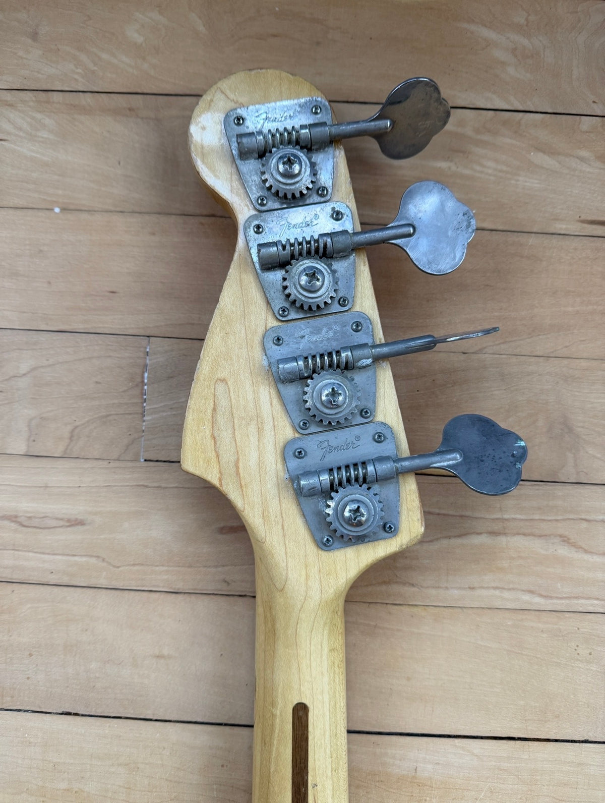 1974 Fender Jazz Bass Guitar in Natural