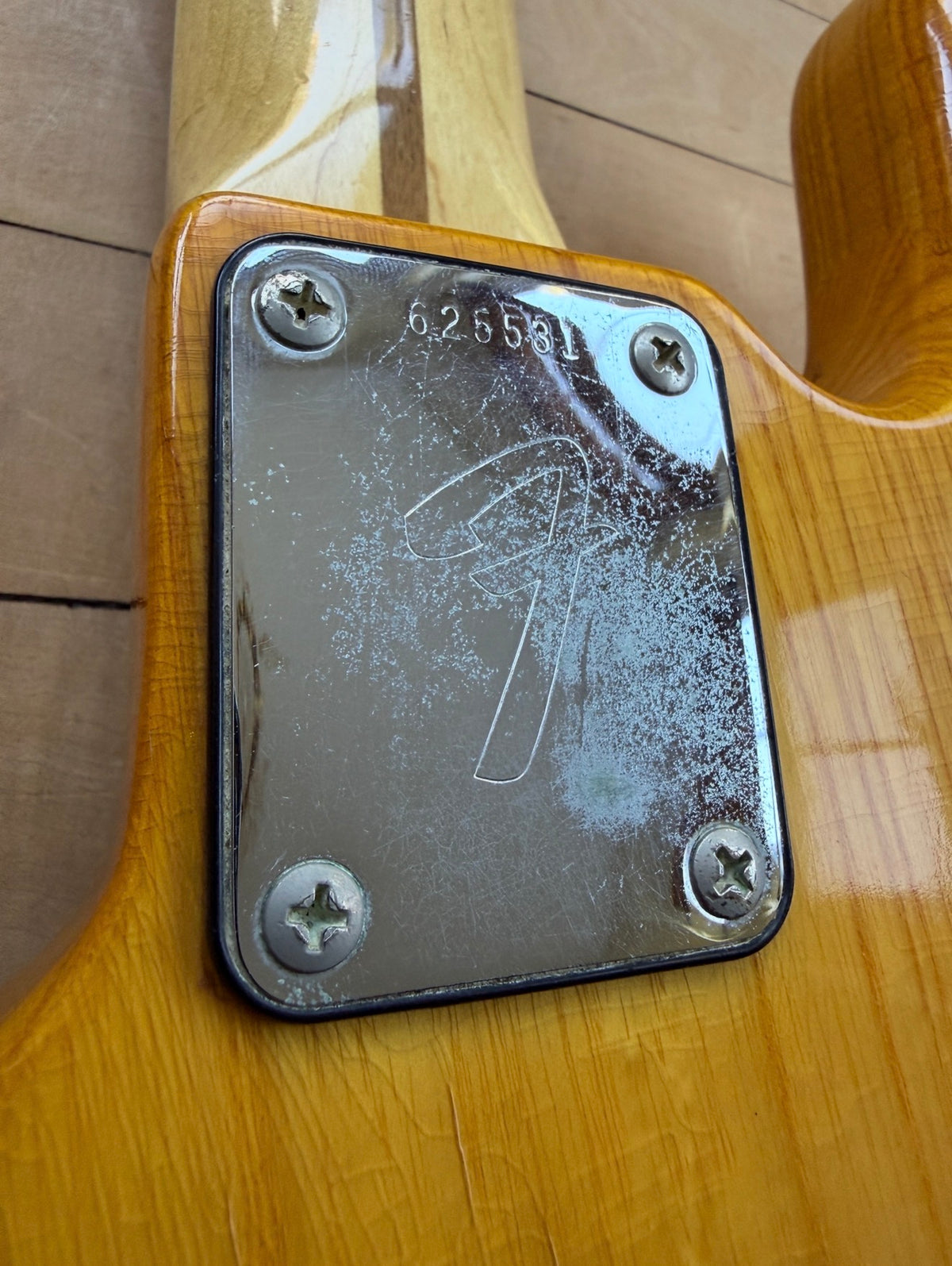 1974 Fender Jazz Bass Guitar in Natural