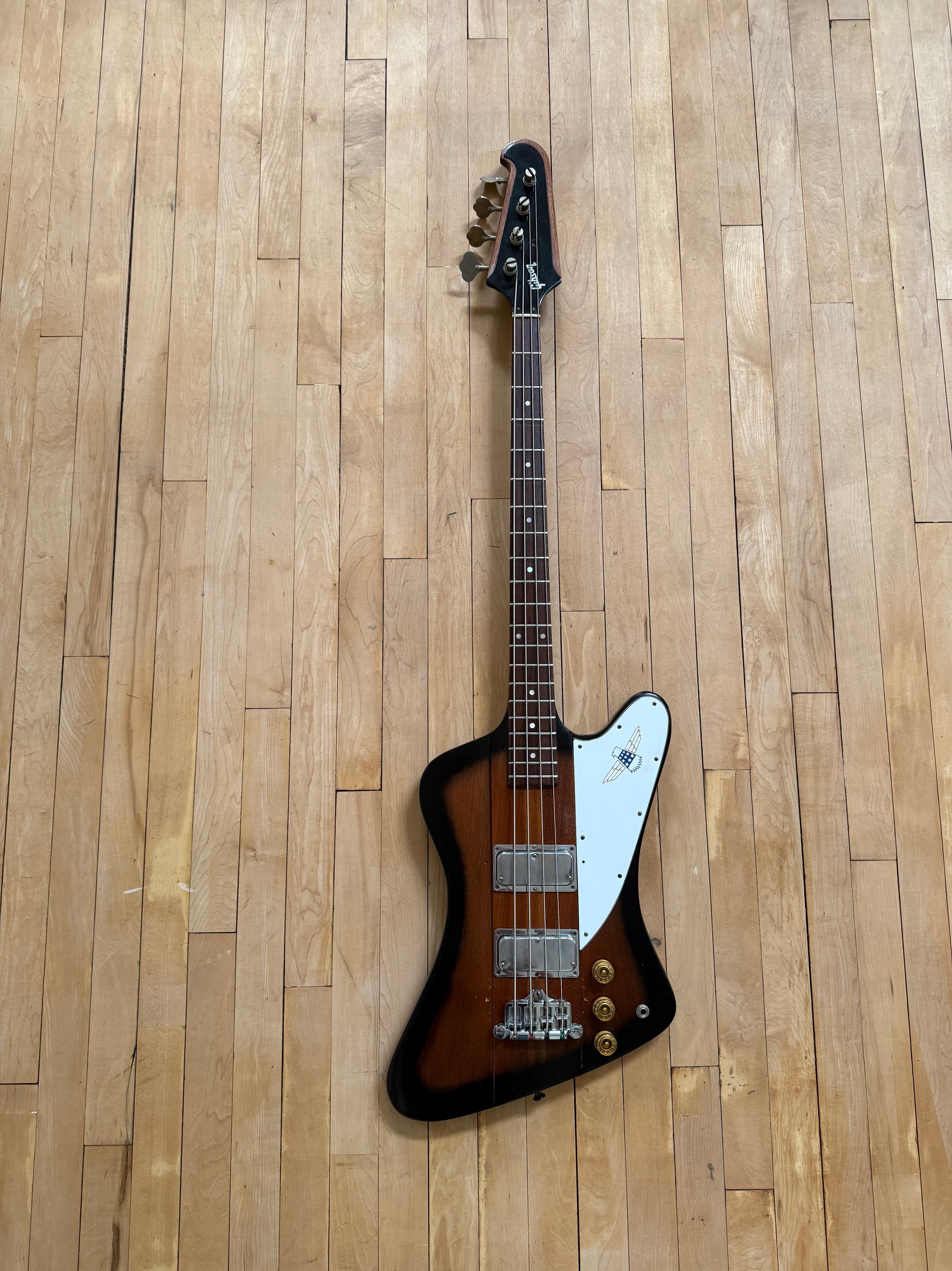 1978 Gibson Thunderbird Bicentennial Bass Guitar Burst - Vintage Bass Room