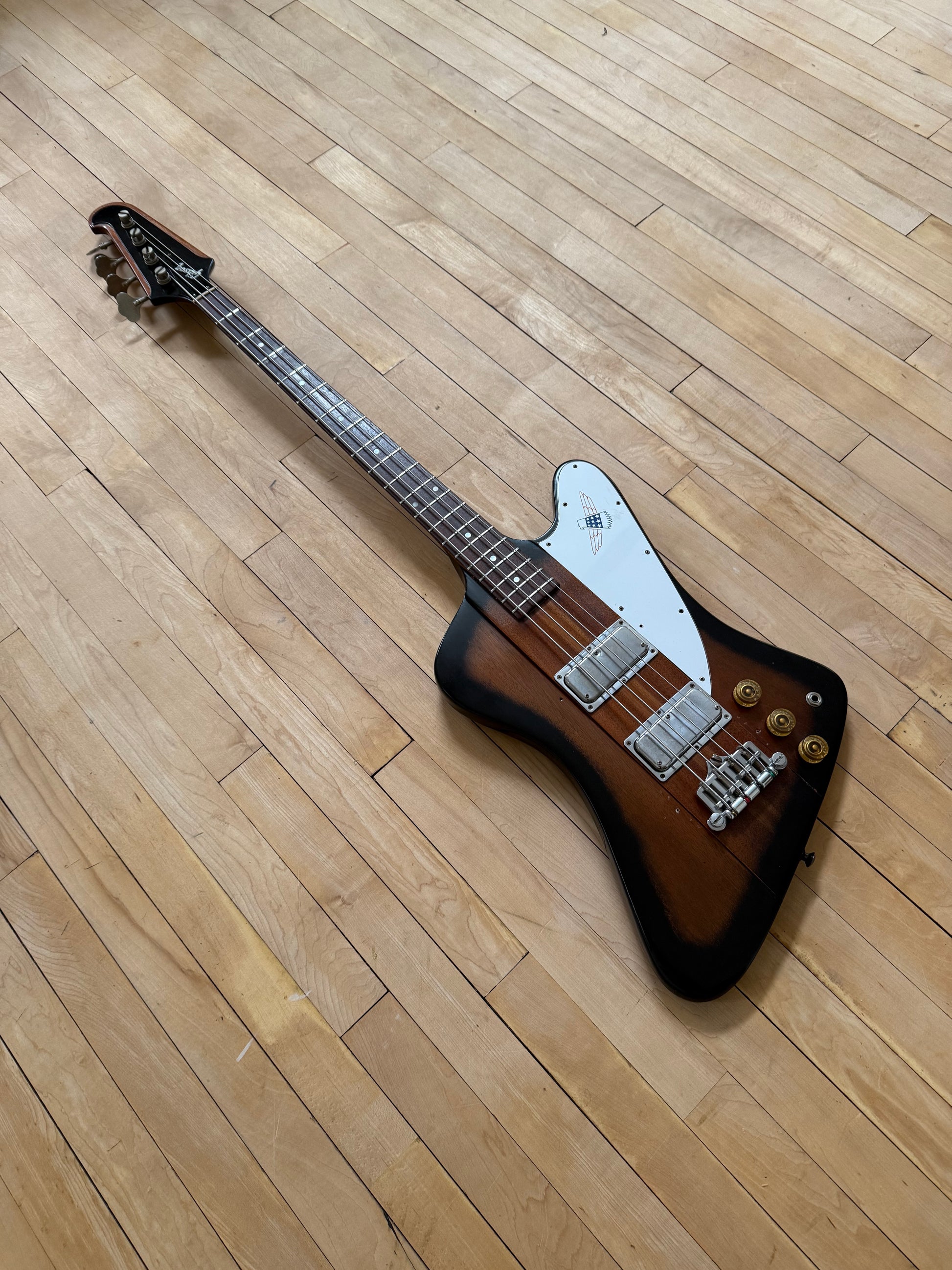 1978 Gibson Thunderbird Bicentennial Bass Guitar Burst - Vintage Bass Room