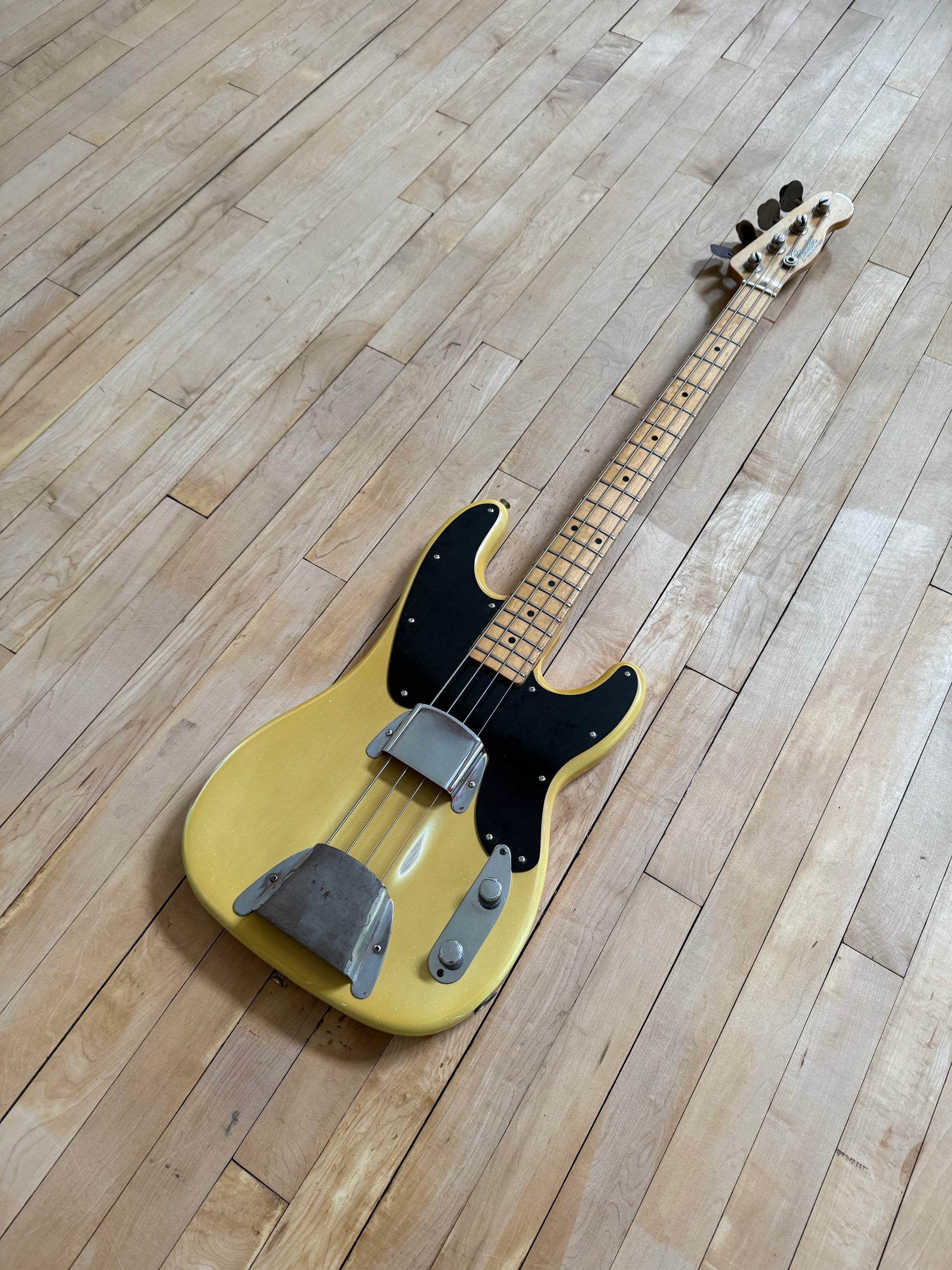 1969 Fender Telecaster Bass Guitar Blonde / Butterscotch Refinish - Vintage Bass Room