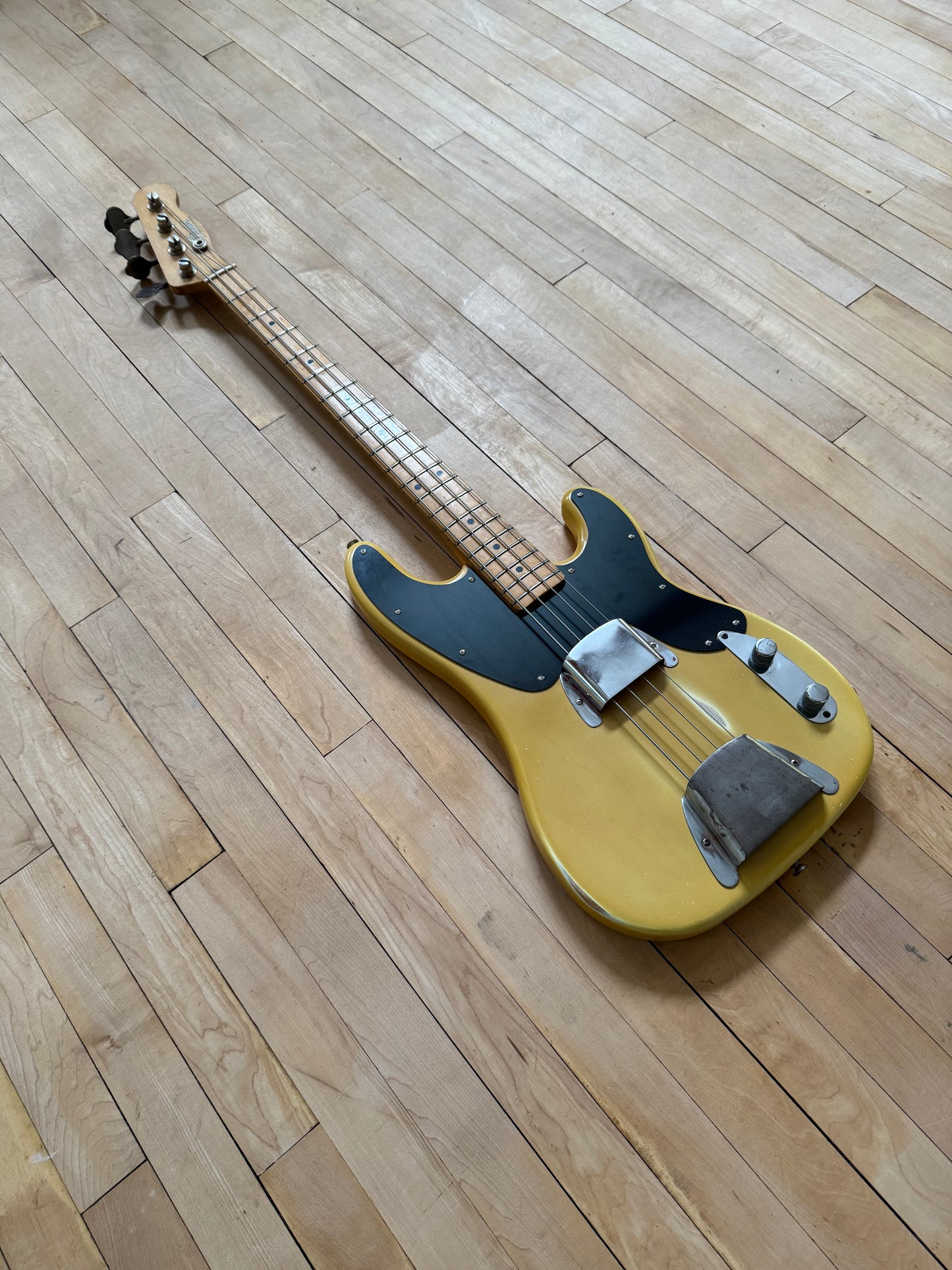 1969 Fender Telecaster Bass Guitar Blonde / Butterscotch Refinish - Vintage Bass Room