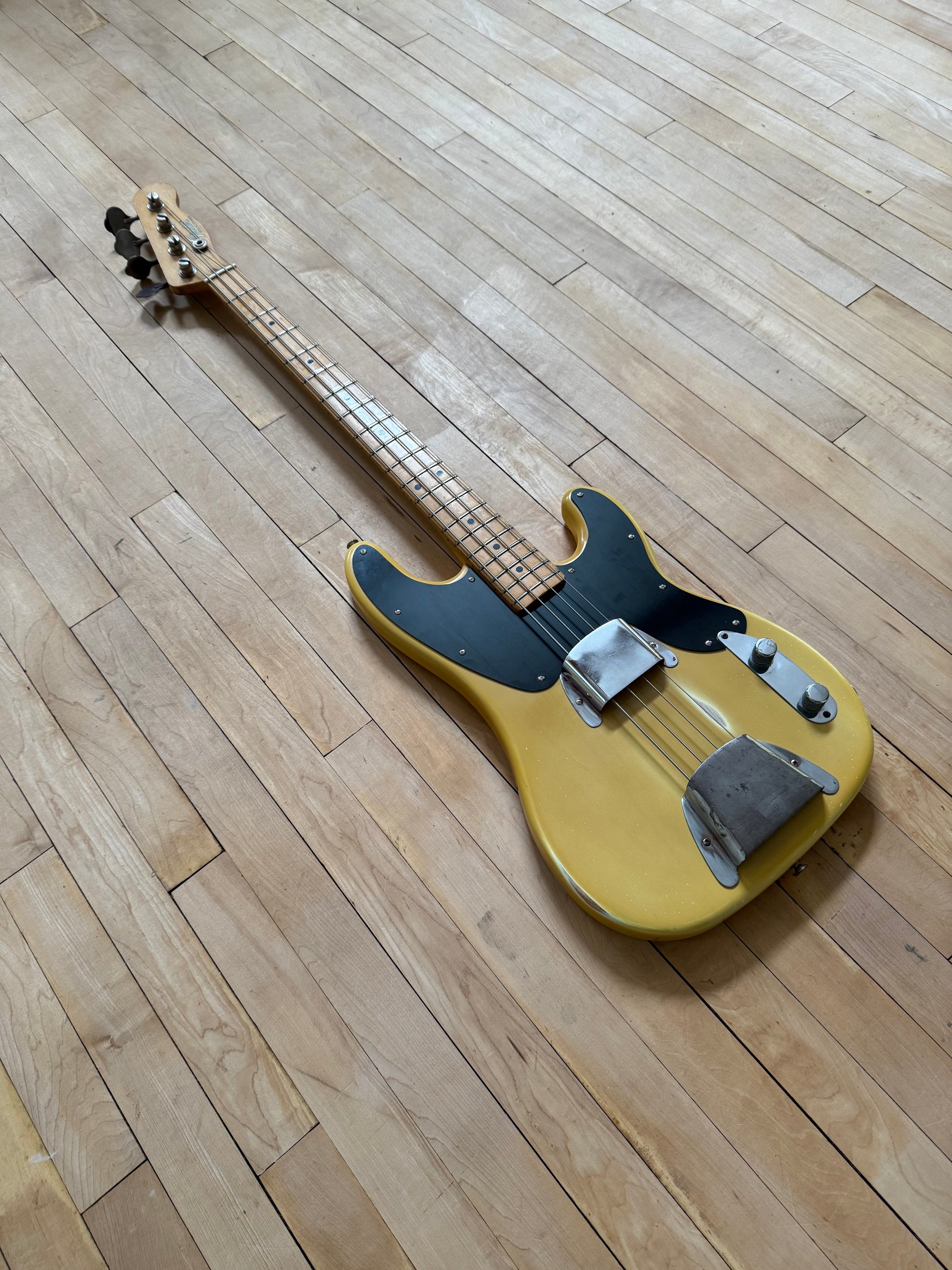 1969 Fender Telecaster Bass Guitar Blonde / Butterscotch Refinish - Vintage Bass Room