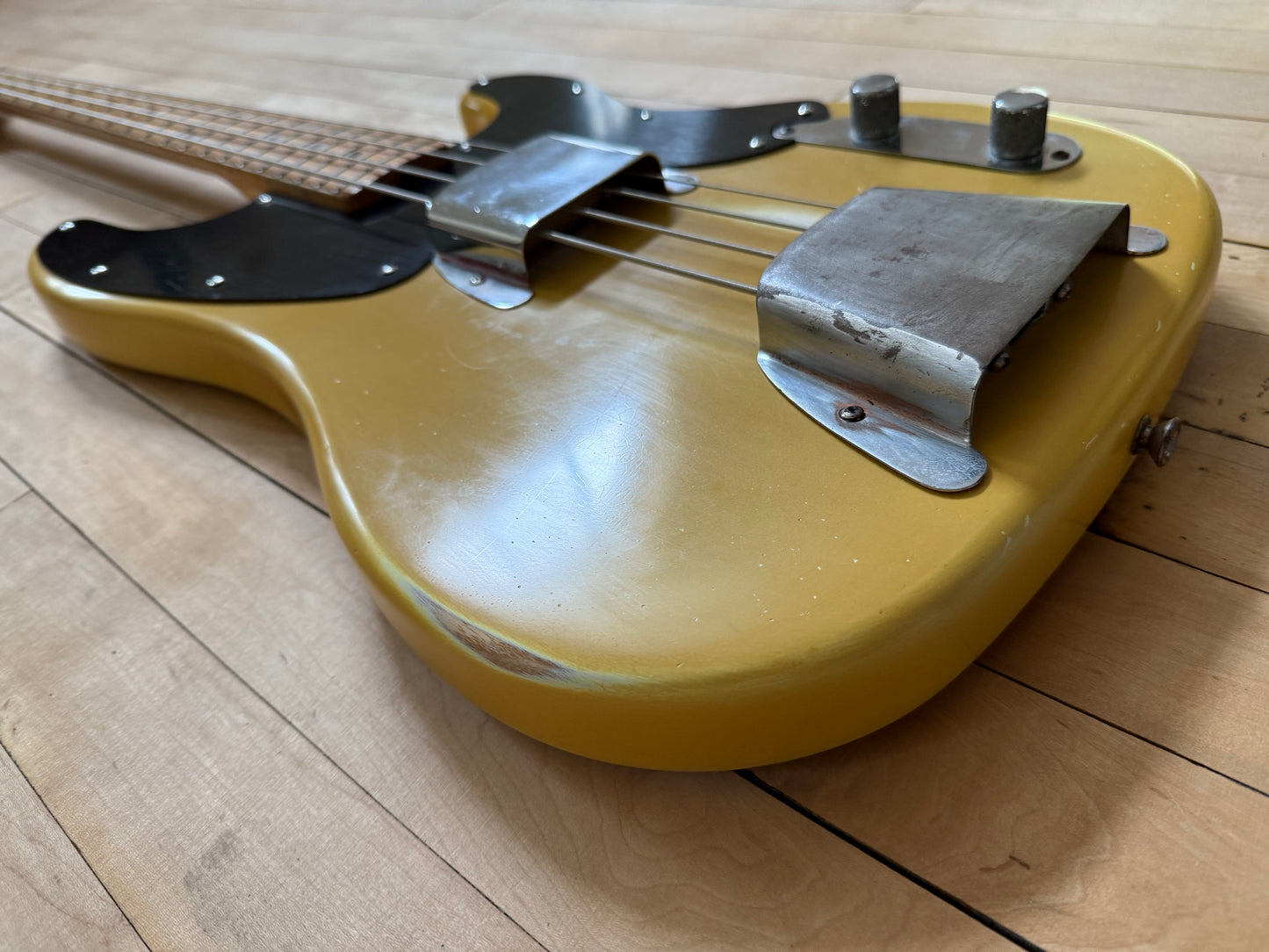 1969 Fender Telecaster Bass Guitar Blonde / Butterscotch Refinish - Vintage Bass Room