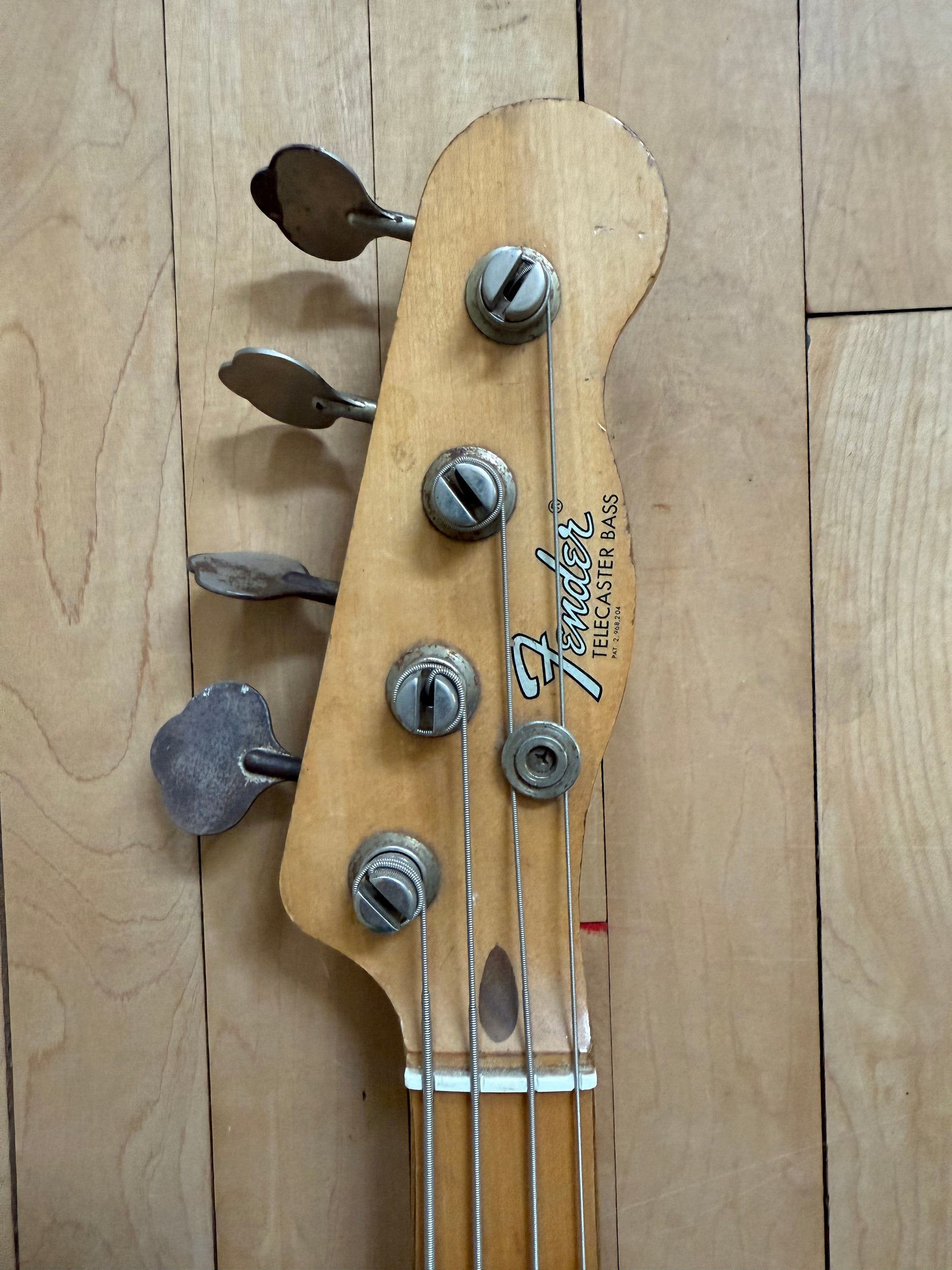 1969 Fender Telecaster Bass Guitar Blonde / Butterscotch Refinish - Vintage Bass Room