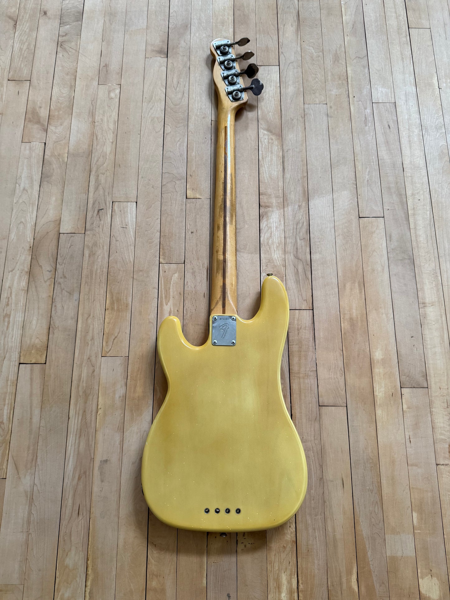 1969 Fender Telecaster Bass Guitar Blonde / Butterscotch Refinish - Vintage Bass Room