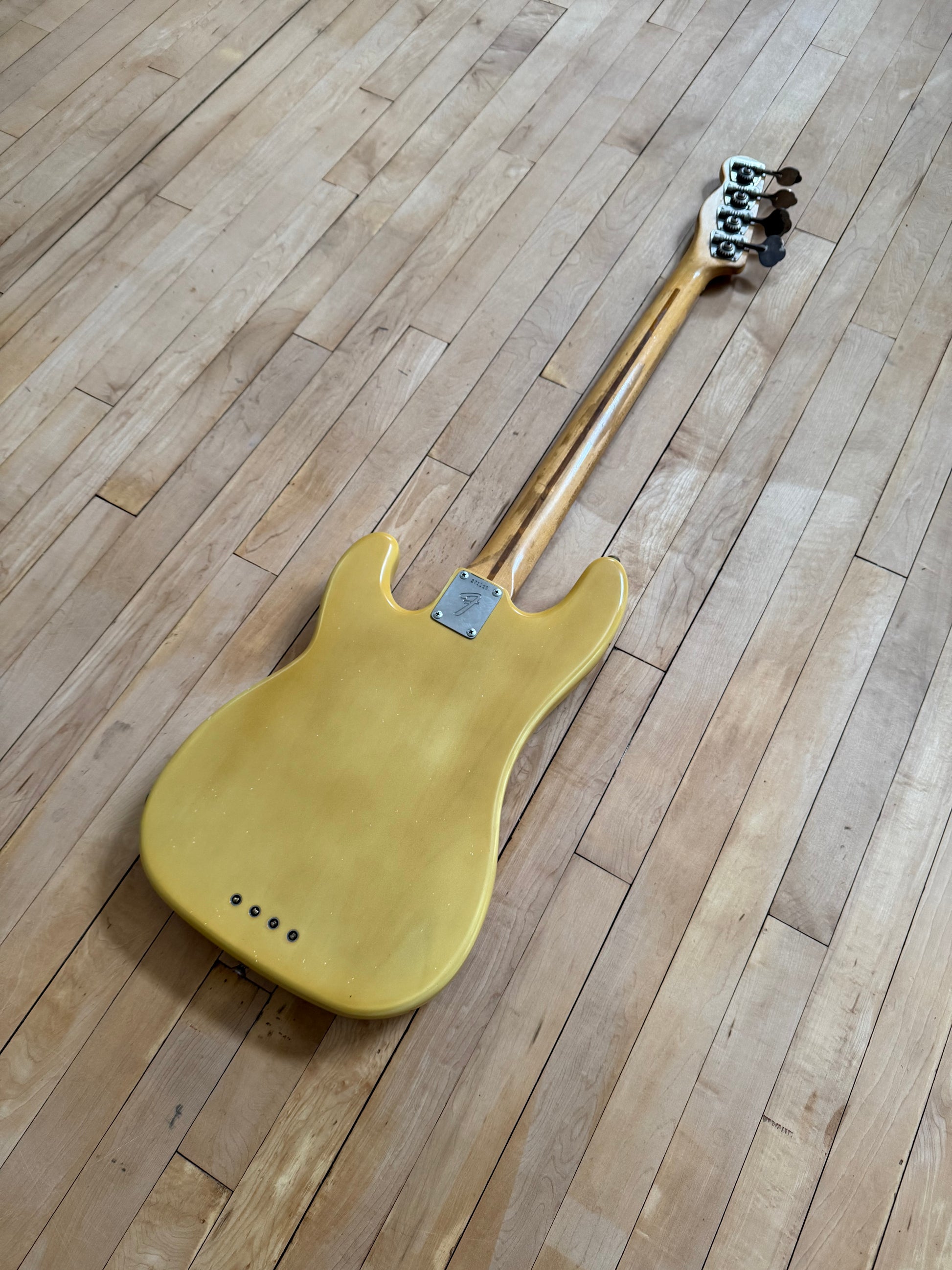 1969 Fender Telecaster Bass Guitar Blonde / Butterscotch Refinish - Vintage Bass Room