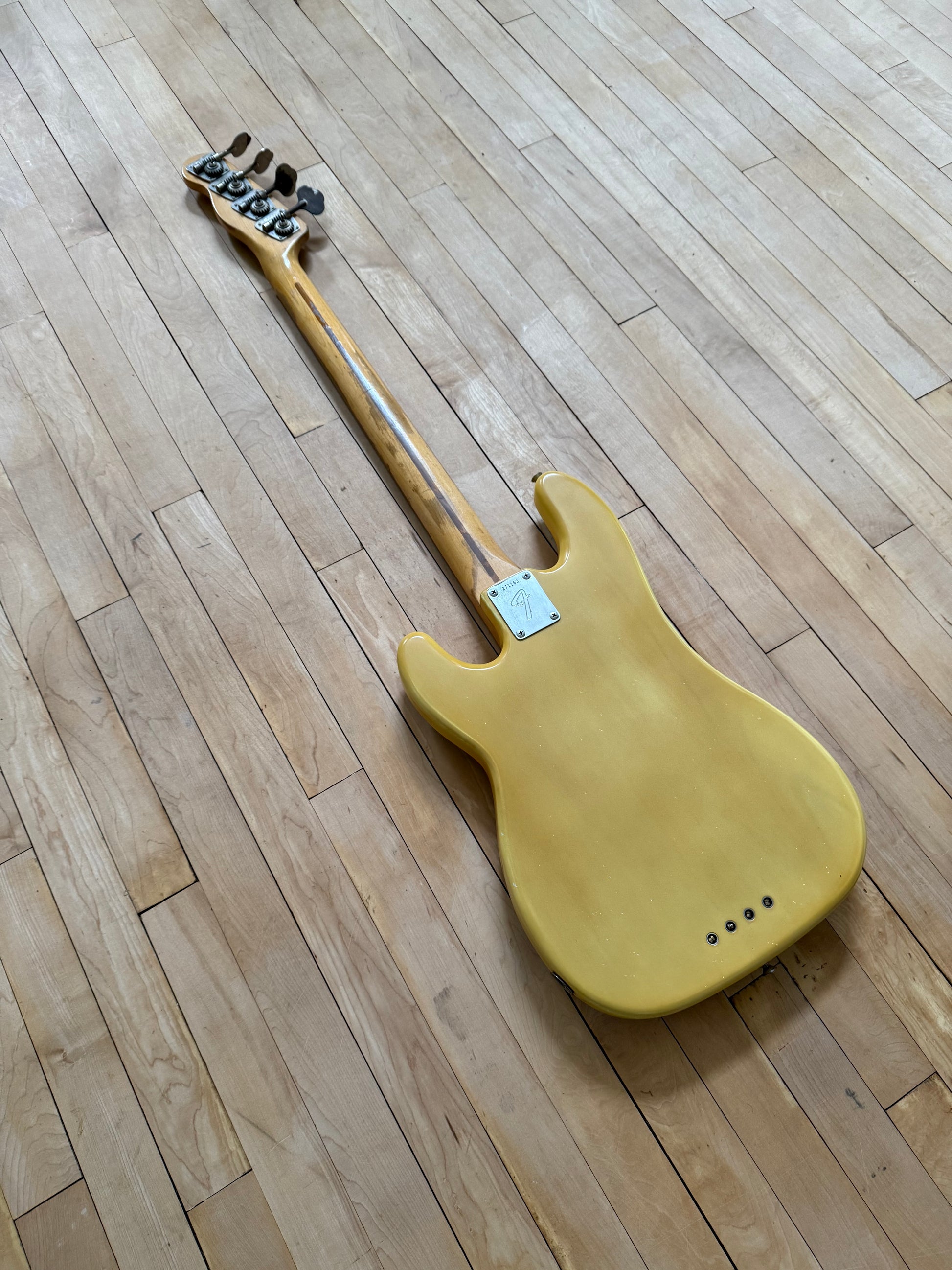1969 Fender Telecaster Bass Guitar Blonde / Butterscotch Refinish - Vintage Bass Room
