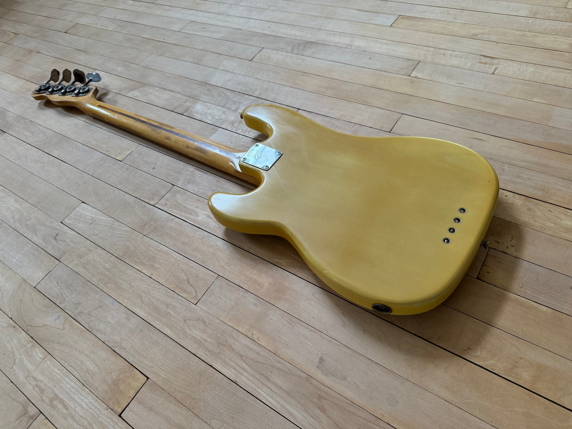 1969 Fender Telecaster Bass Guitar Blonde / Butterscotch Refinish - Vintage Bass Room