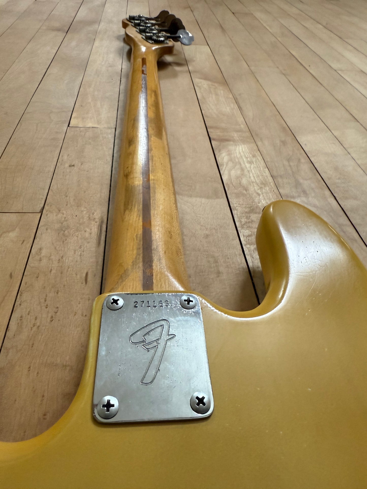 1969 Fender Telecaster Bass Guitar Blonde / Butterscotch Refinish - Vintage Bass Room