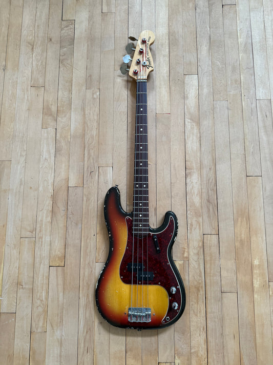 1966 Fender Precision Bass Guitar Sunburst  EX Steve Howe YES - Vintage Bass Room