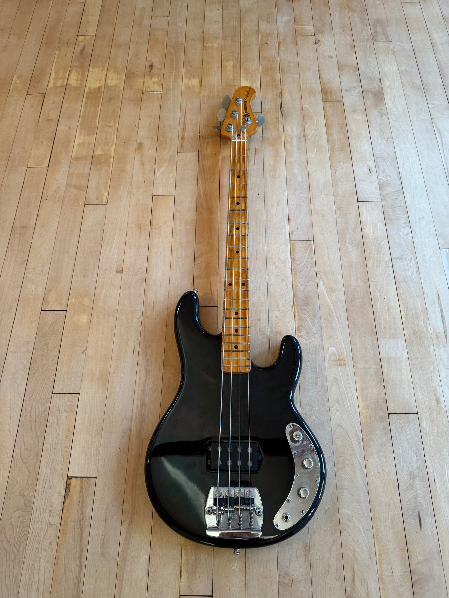 1978 Musicman Stingray Bass Guitar Black Pre EB - Vintage Bass Room