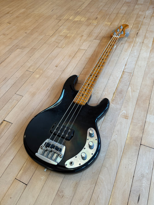 1978 Musicman Stingray Bass Guitar Black Pre EB - Vintage Bass Room