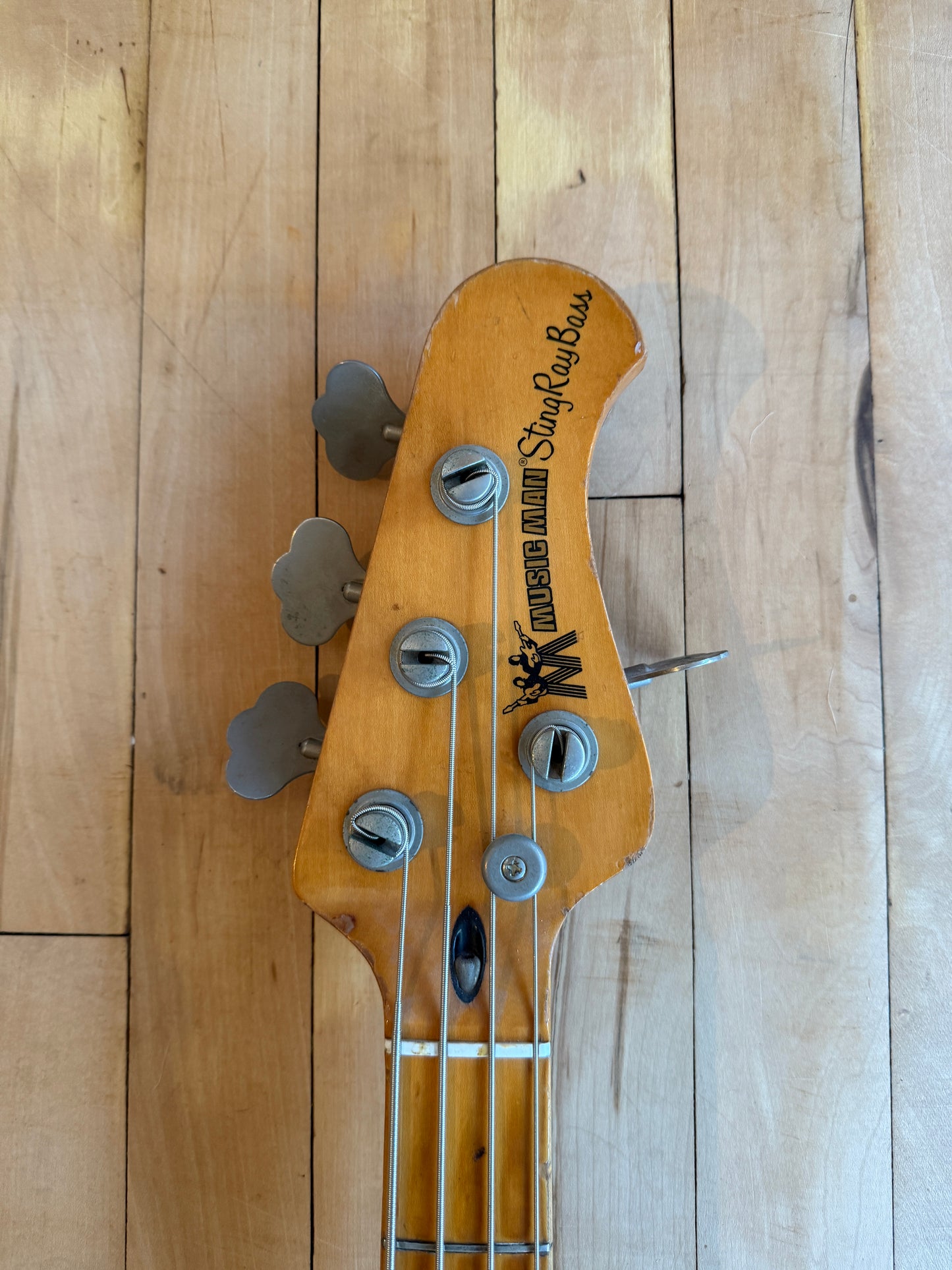 1978 Musicman Stingray Bass Guitar Black Pre EB - Vintage Bass Room