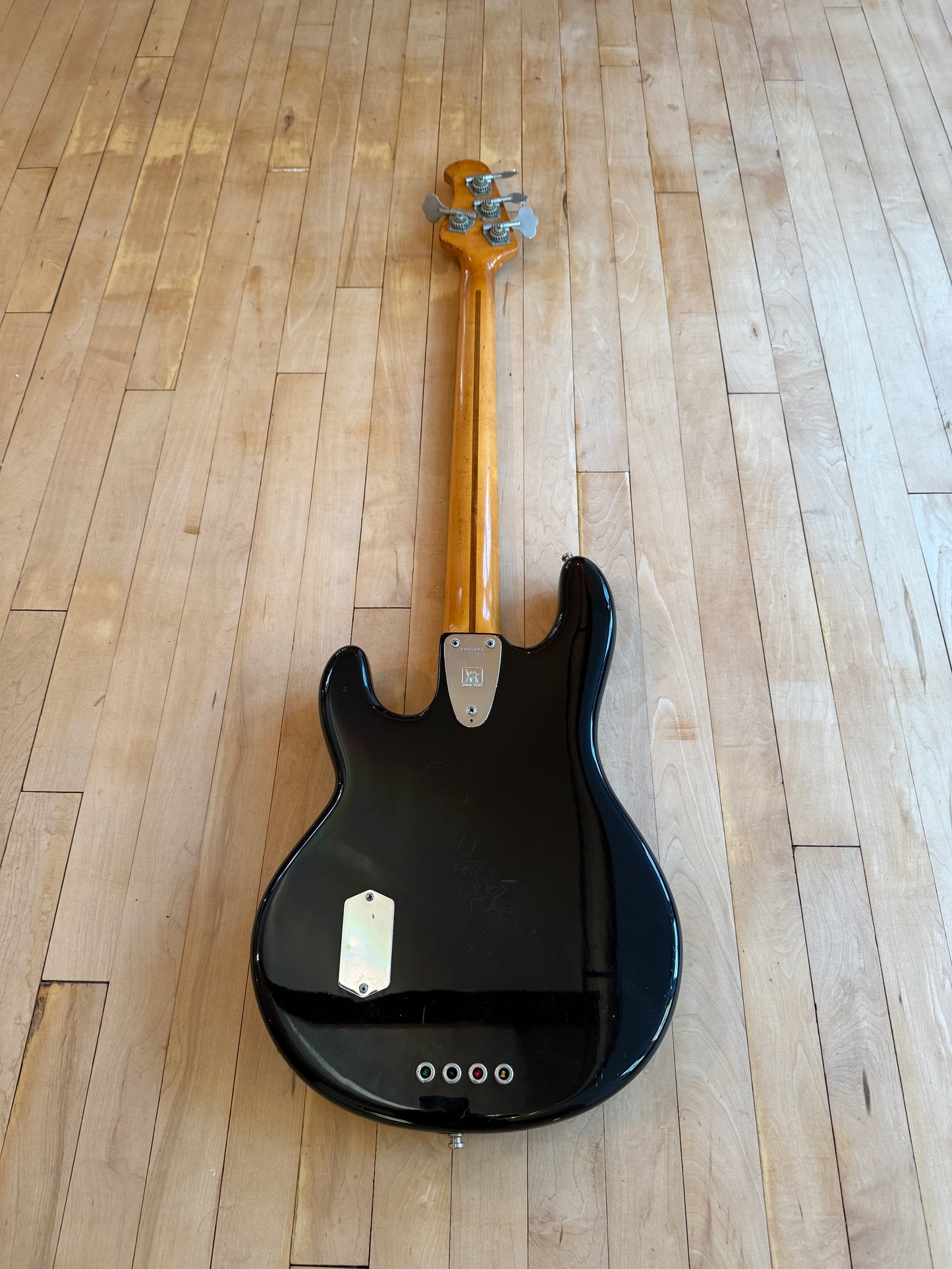1978 Musicman Stingray Bass Guitar Black Pre EB - Vintage Bass Room