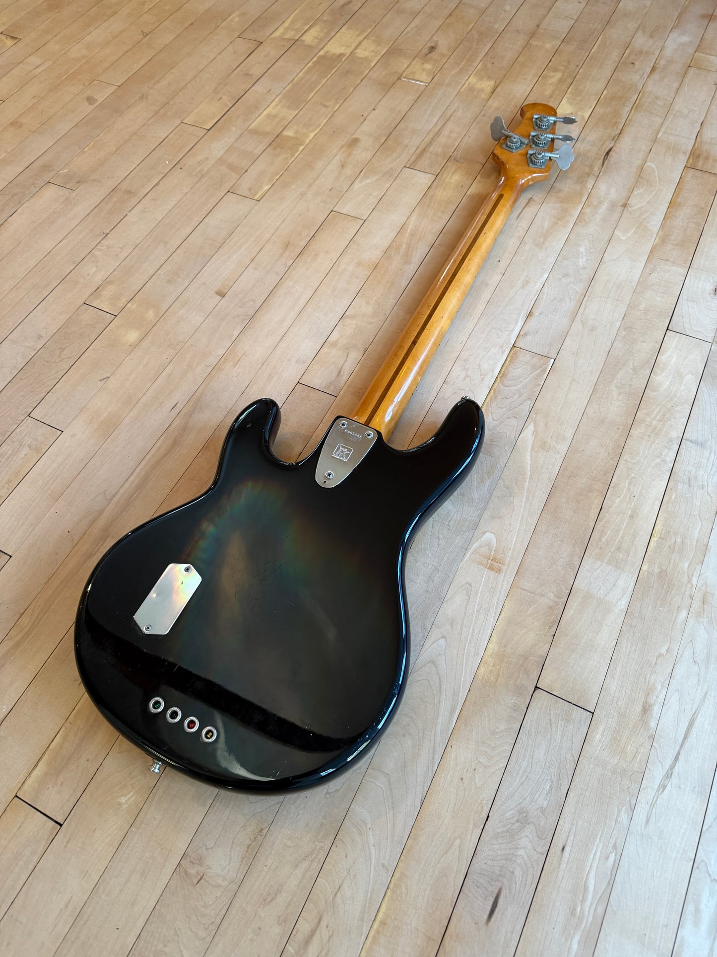 1978 Musicman Stingray Bass Guitar Black Pre EB - Vintage Bass Room