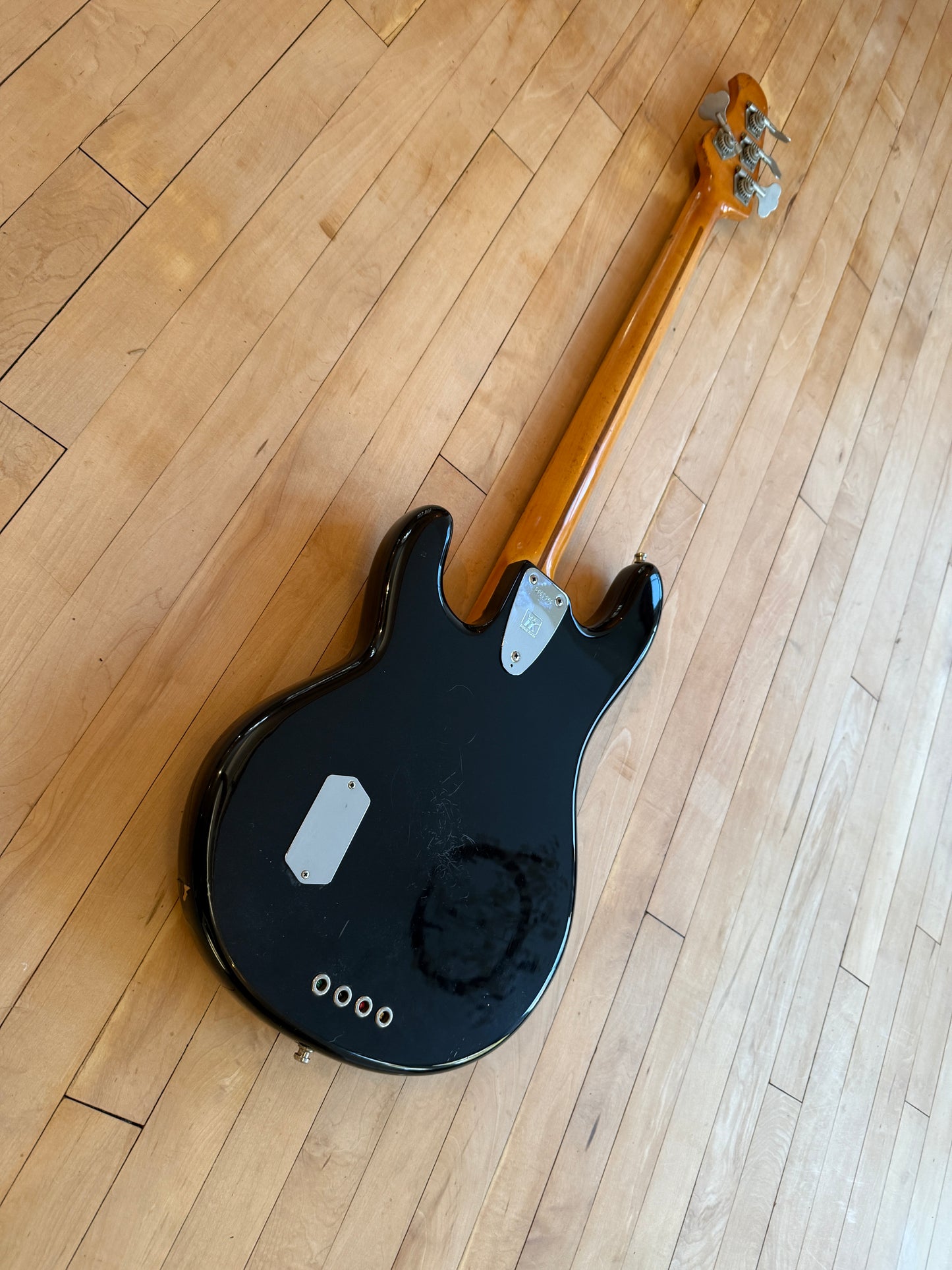 1978 Musicman Stingray Bass Guitar Black Pre EB - Vintage Bass Room