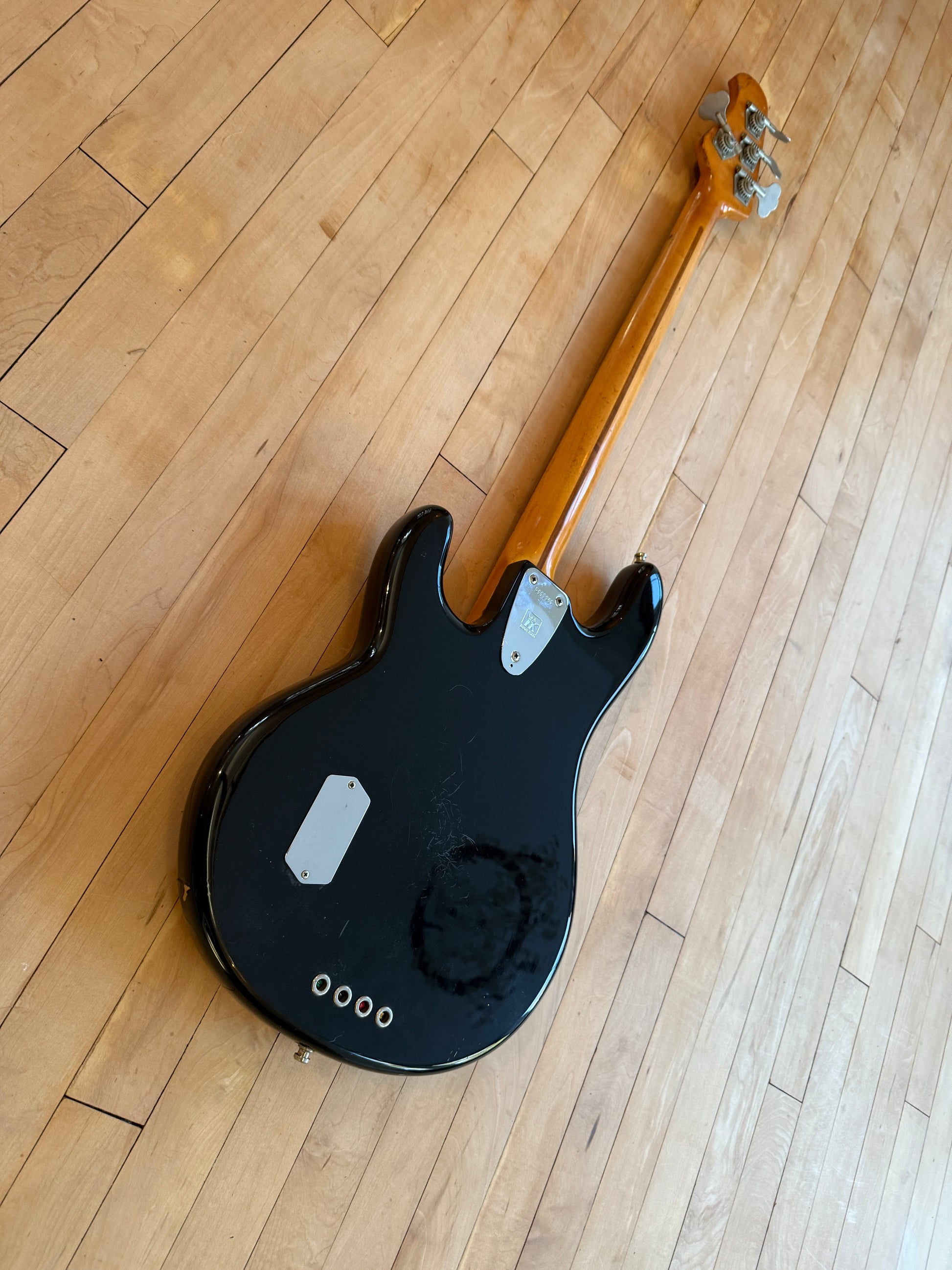 1978 Musicman Stingray Bass Guitar Black Pre EB - Vintage Bass Room