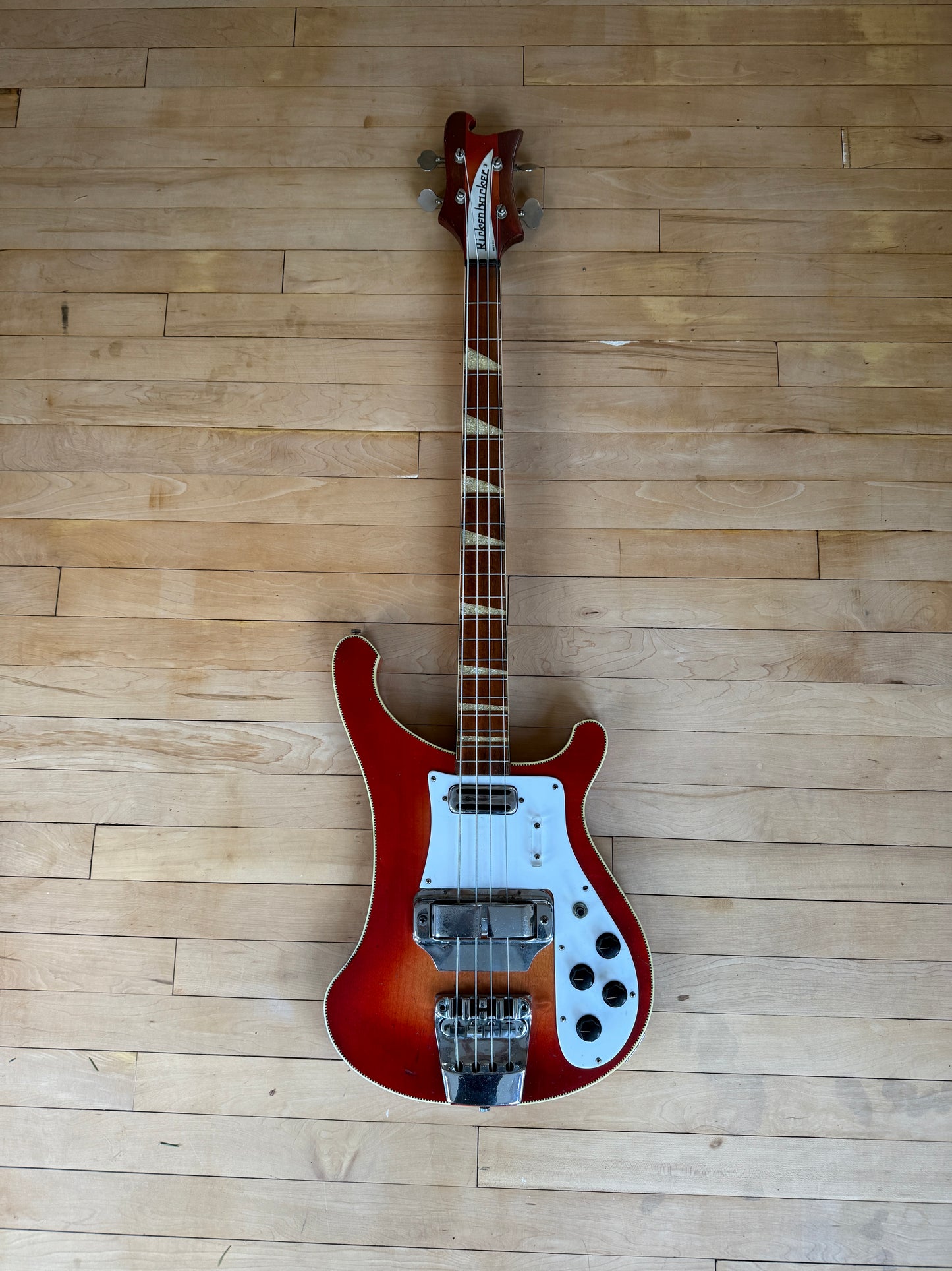 1968 Rickenbacker 4001 Bass Guitar Fireglo - Vintage Bass Room