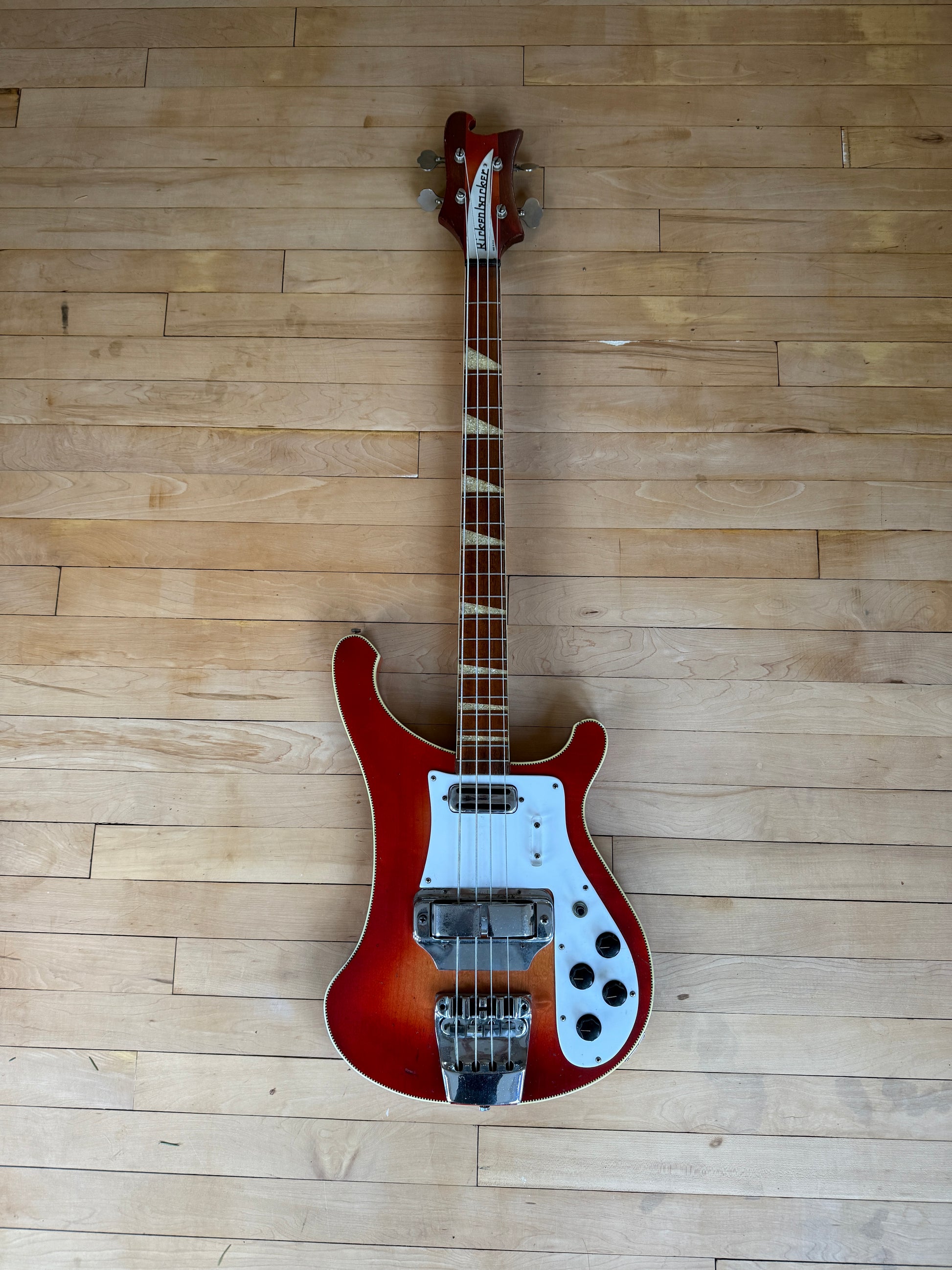 1968 Rickenbacker 4001 Bass Guitar Fireglo - Vintage Bass Room