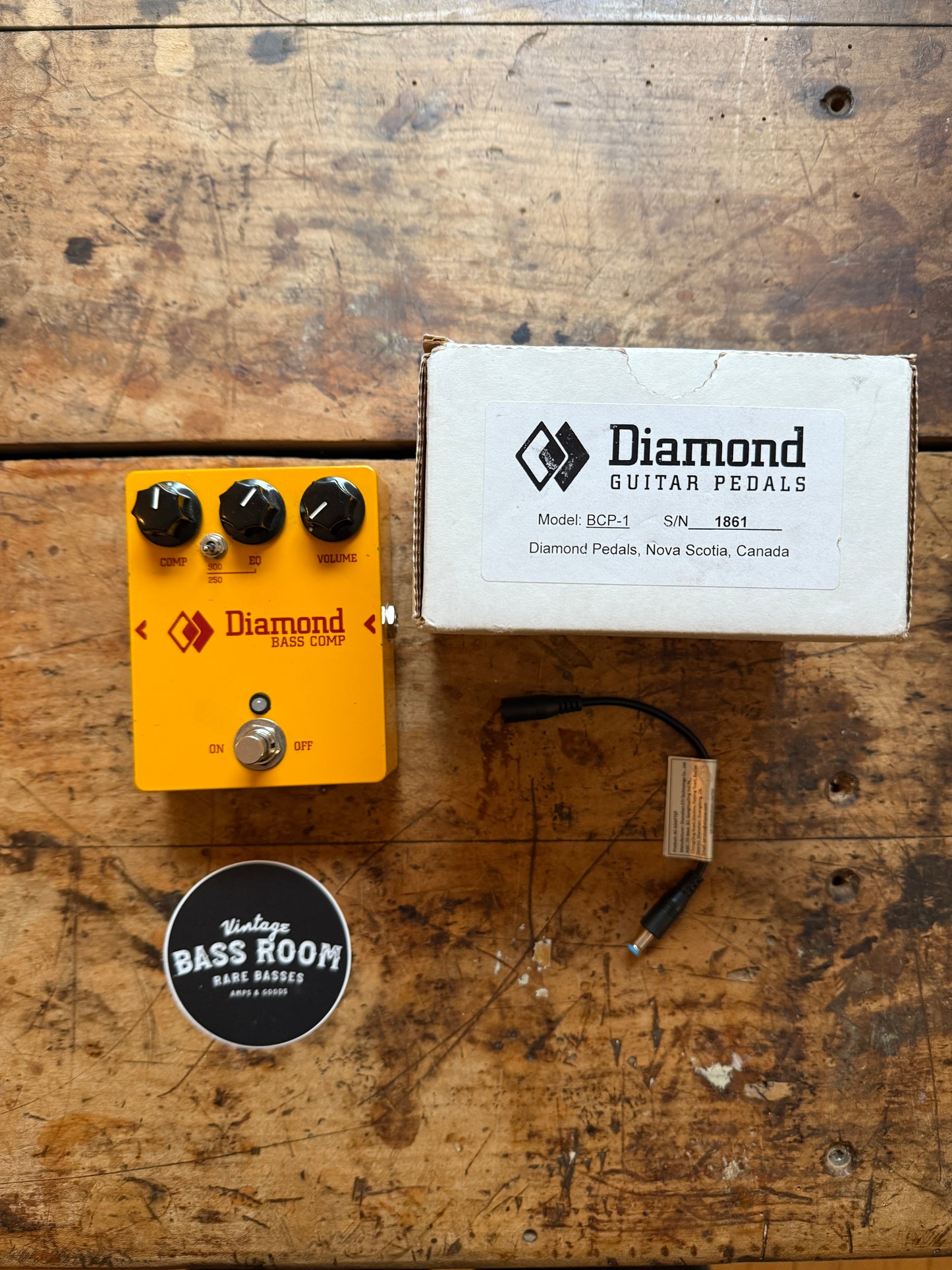 Diamond Bass Compressor CPR-1 Yellow - Vintage Bass Room