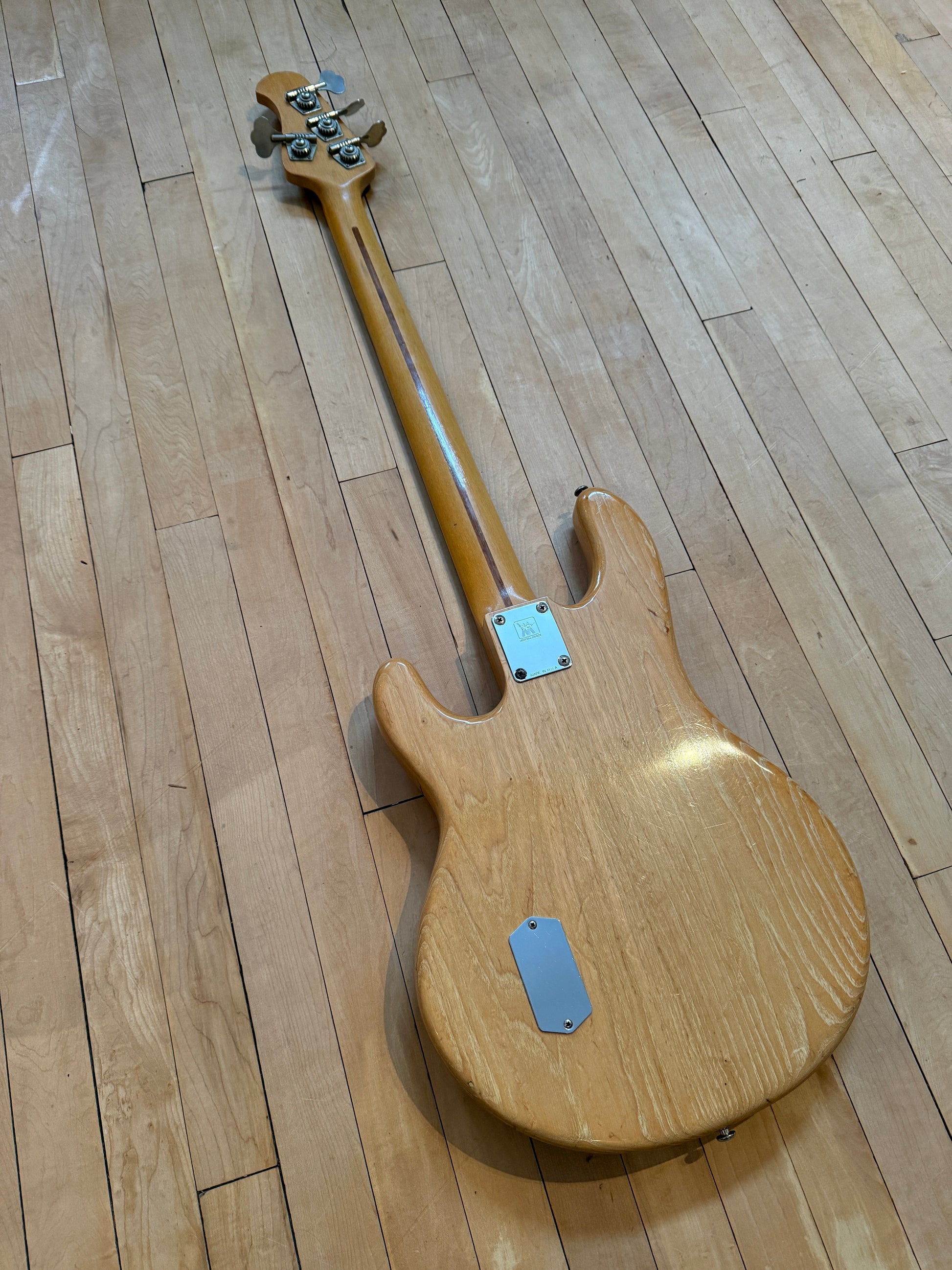 1982 Pre EB Musicman Stingray Bass Guitar Natural & Rosewood - Vintage Bass Room
