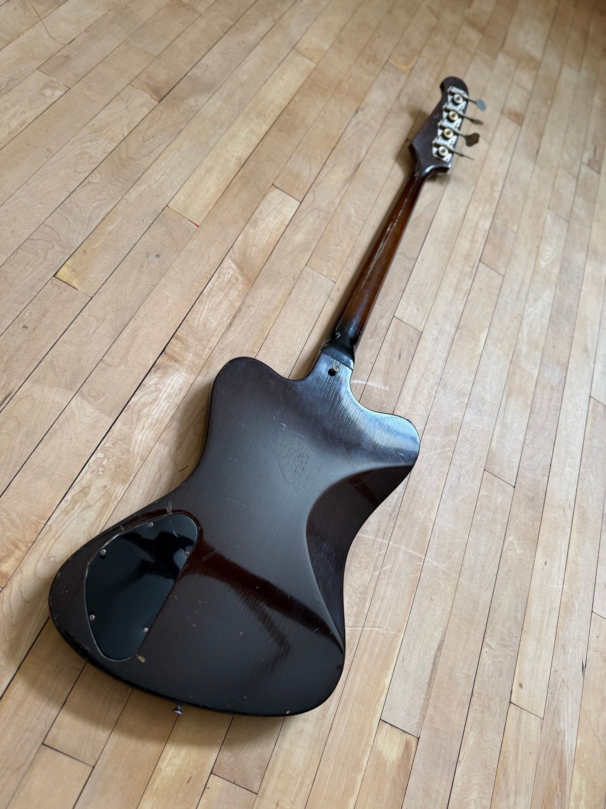 1967 Gibson Non Reverse Thunderbird Bass Guitar Dark Burst - Vintage Bass Room