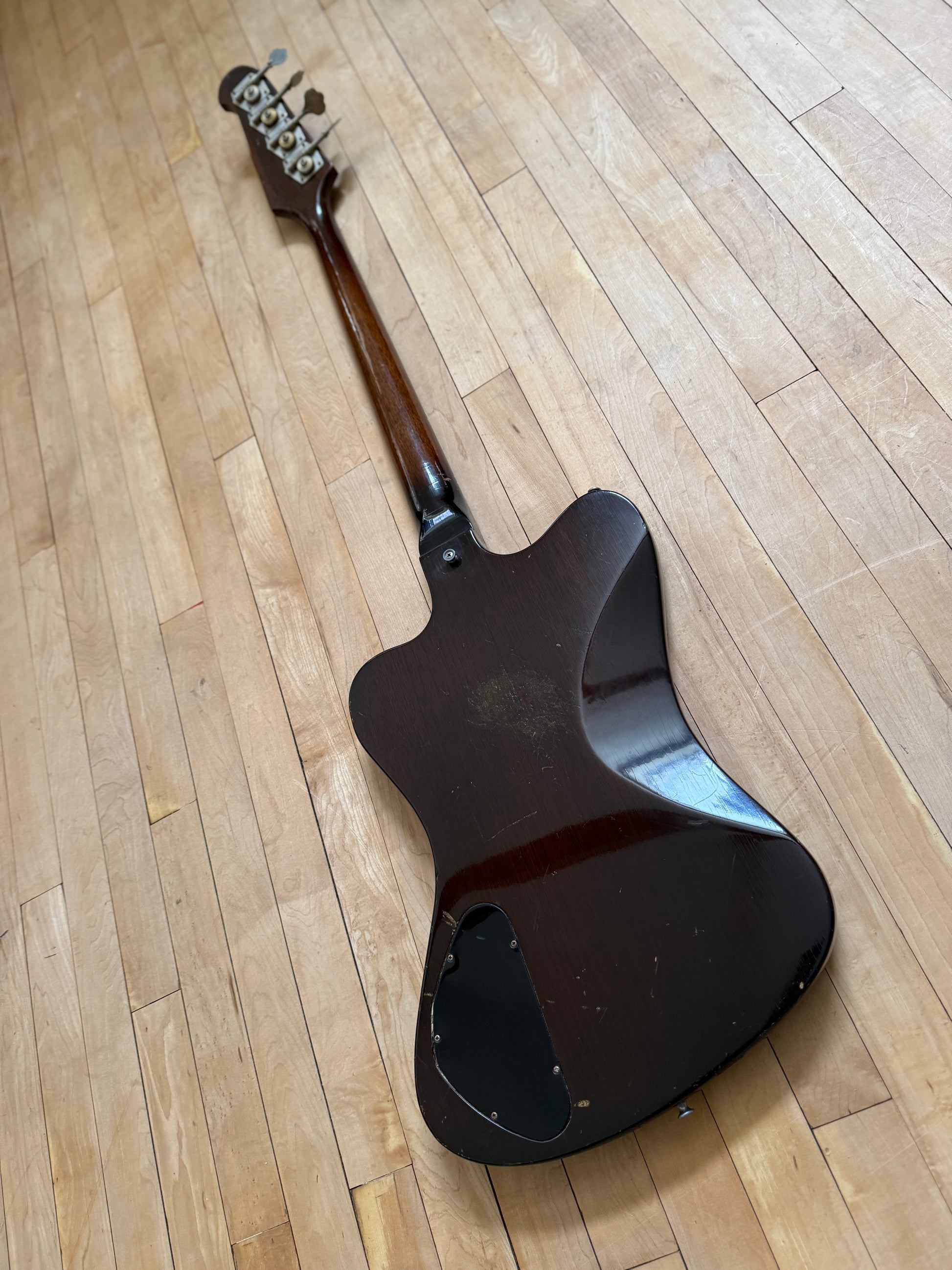 1967 Gibson Non Reverse Thunderbird Bass Guitar Dark Burst - Vintage Bass Room