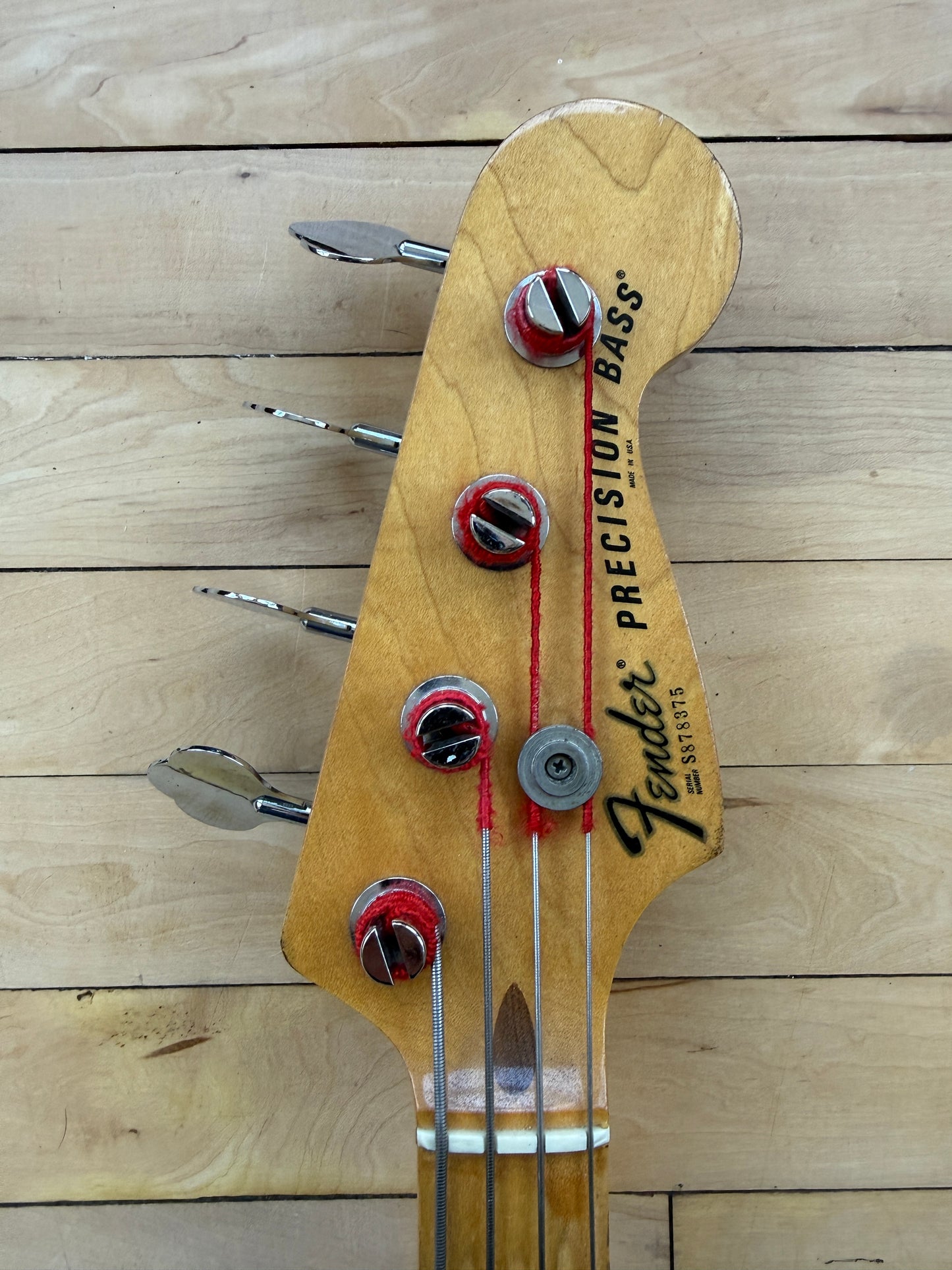1978 Fender Precision Bass Guitar Natural