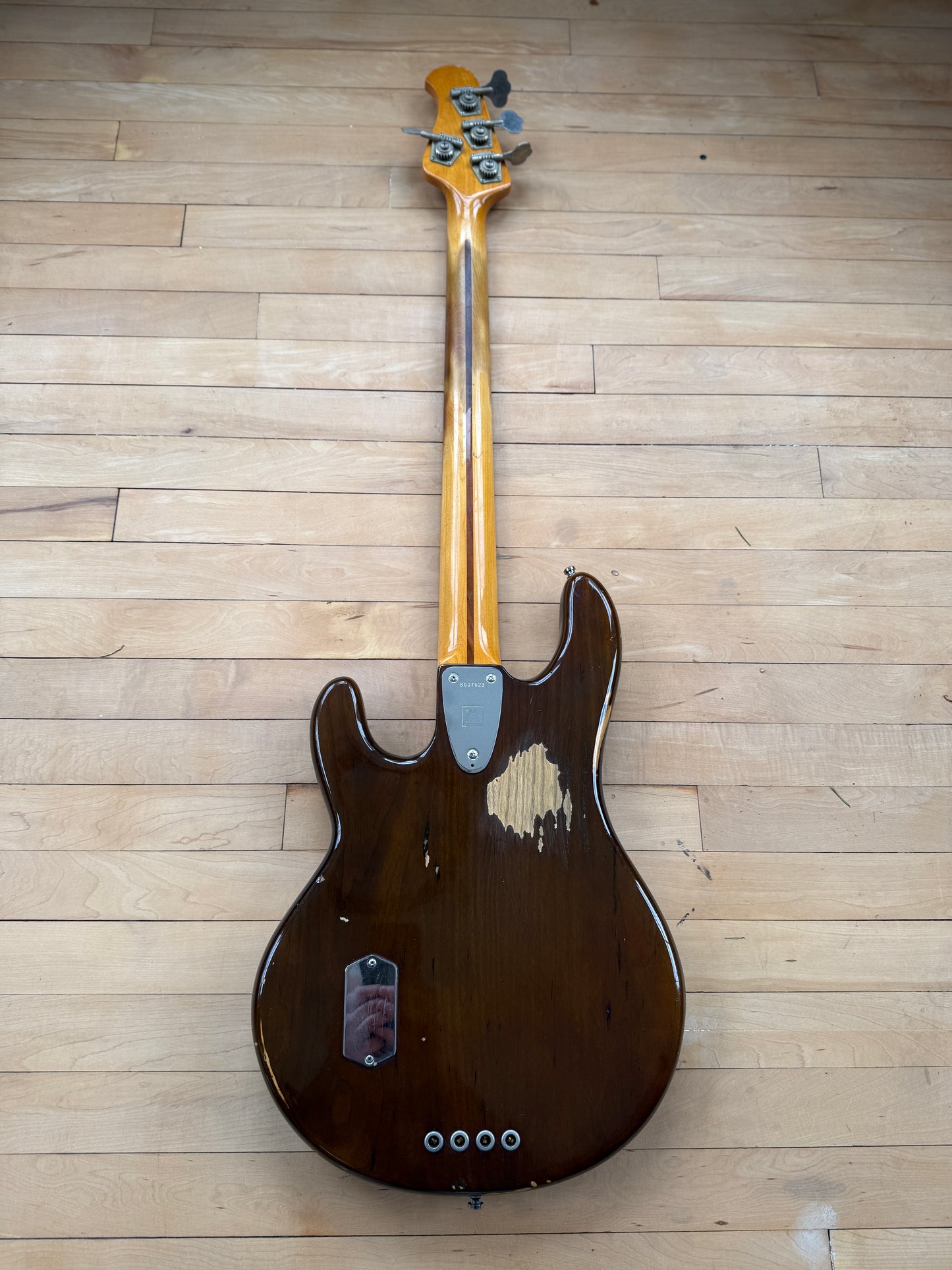 1978 Musicman Stingray Bass Guitar Mocha - Vintage Bass Room