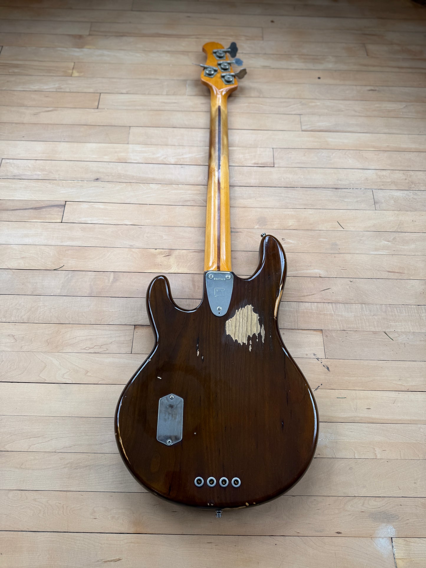 1978 Musicman Stingray Bass Guitar Mocha - Vintage Bass Room